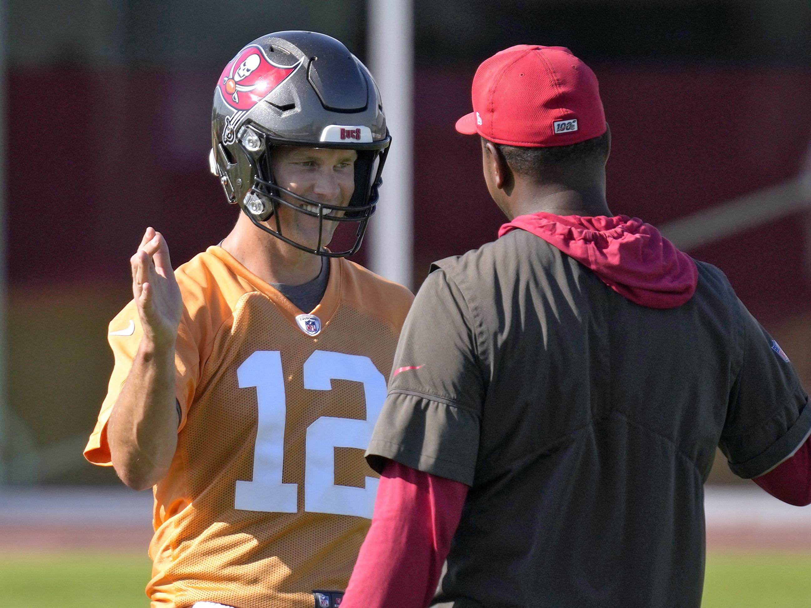 Endlich wieder zurück im Training: NFL-Star-Quarterback Tom Brady.