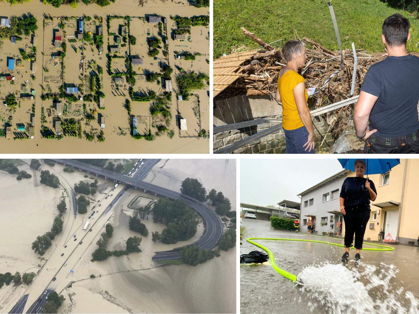 Mehr als 200 Liter pro Quadratmeter Niederschlag in Bregenz