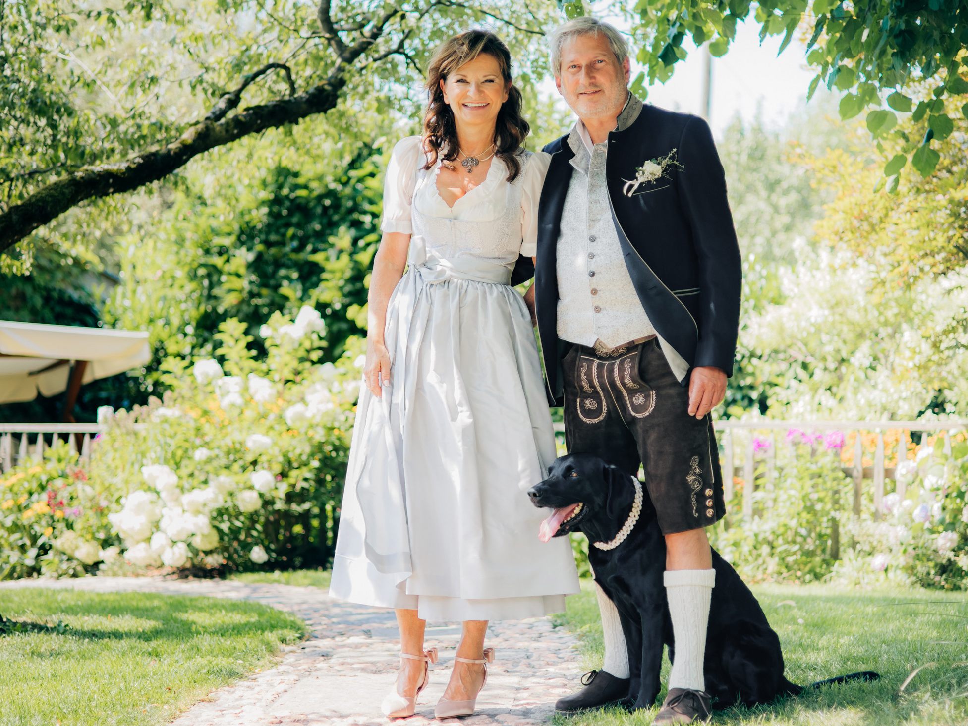 Das Hochzeitsfoto von Dr. Susanne Riess-Hahn und Dr. Johannes Hahn.