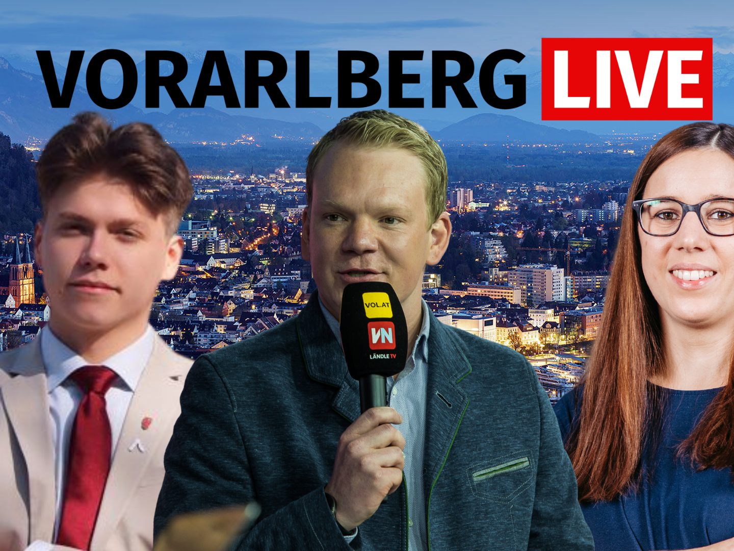 Christof Bitschi und Elias Wehinger bei "Vorarlberg LIVE".