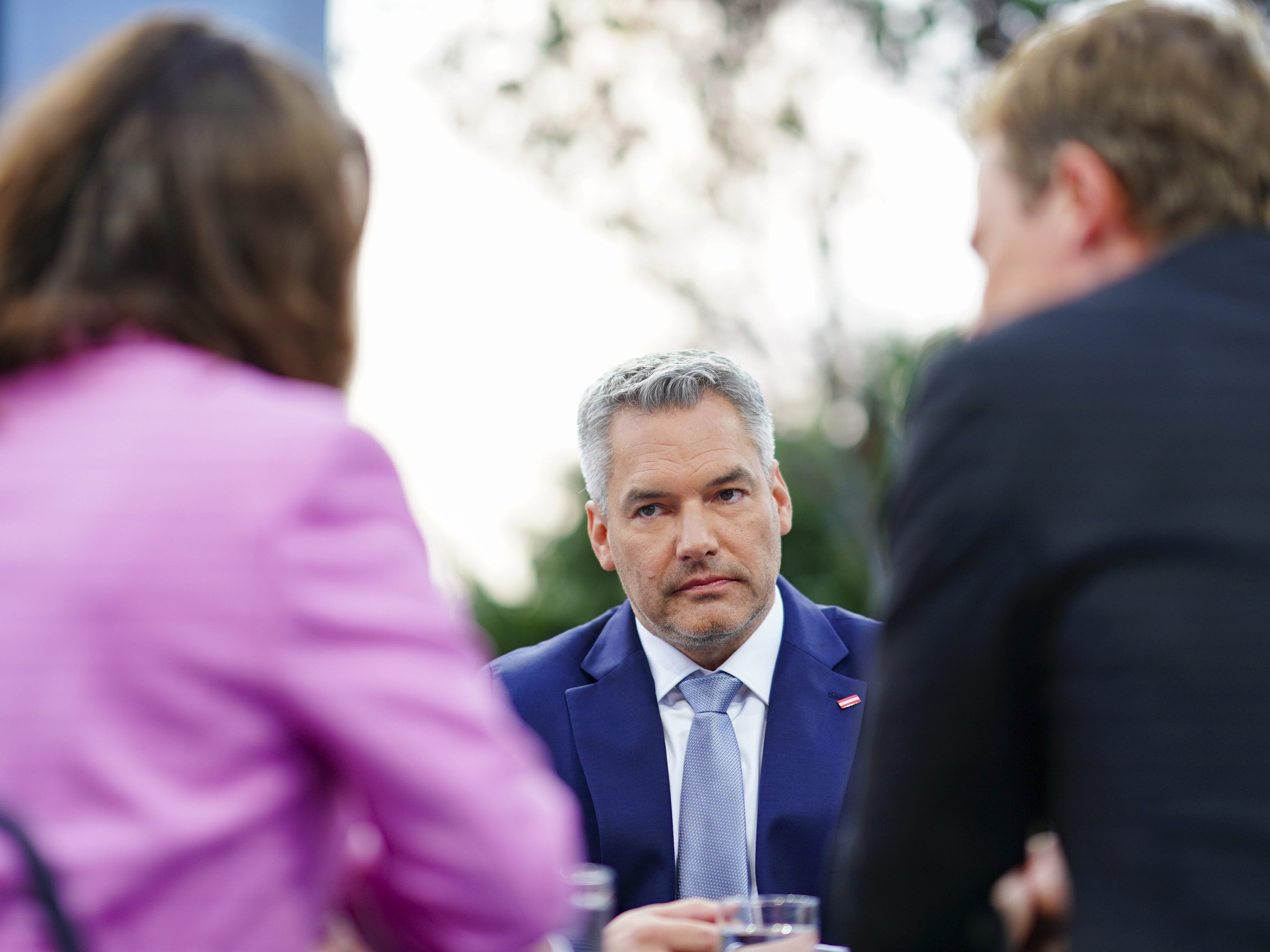 Bundeskanzler Karl Nehammer im Sommergespräch.