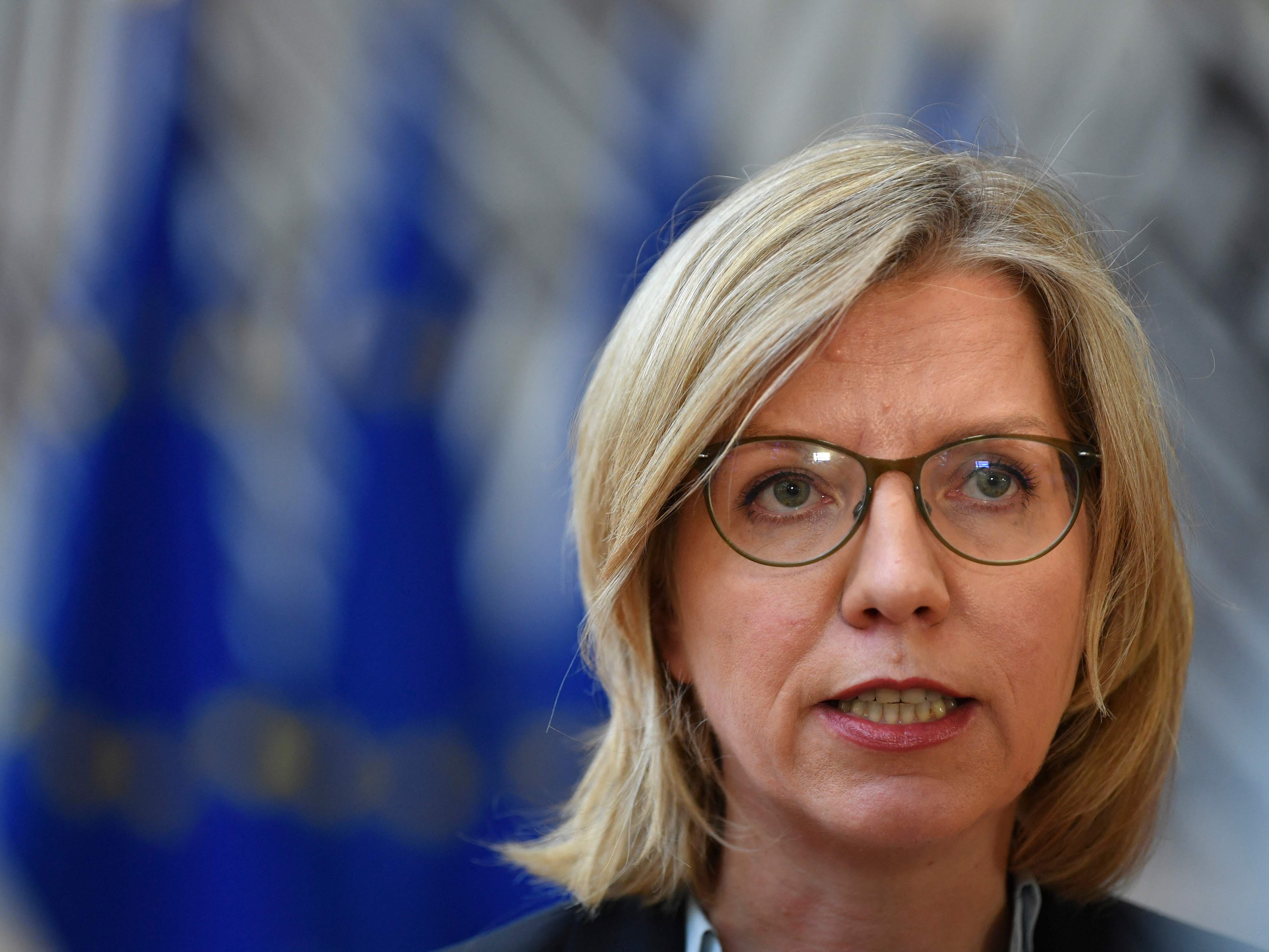 Unter den EU-Energieministern: Österreichs Leonore Gewessler.