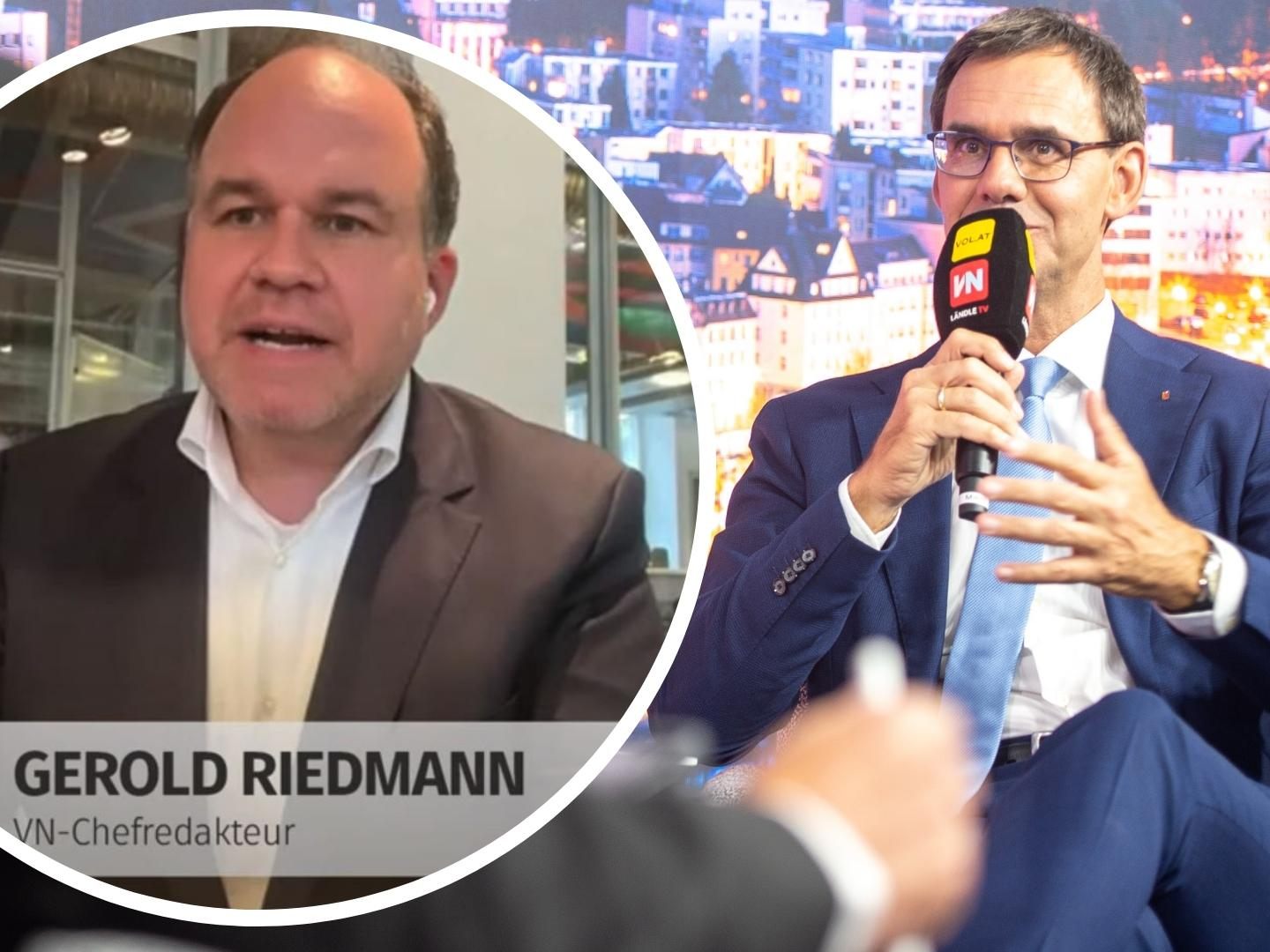 VN-Chefredakteur Gerold Riedmann analysierte das Interview mit LAndeshauptmann Markus Wallner.
