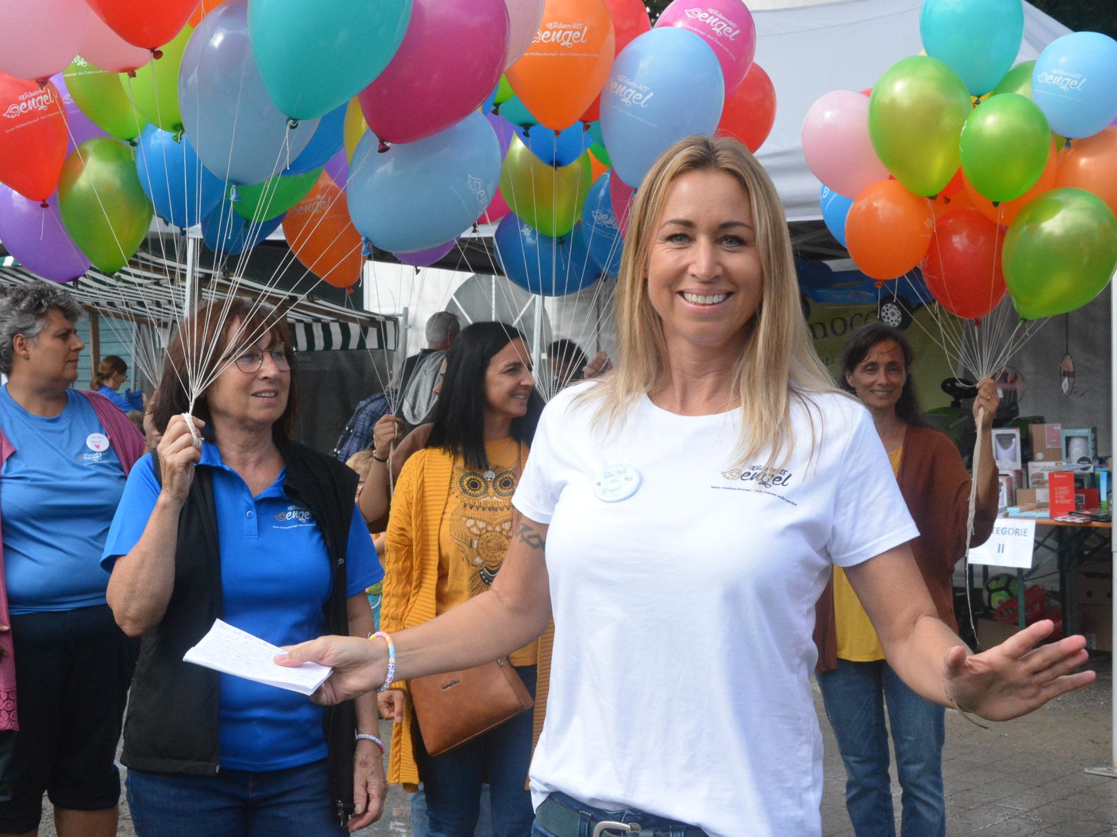 Sandra Antoniazzi vom Verein Weihnachtsengel lud vergangenen Samstag zum großen Fest der Freude ein.