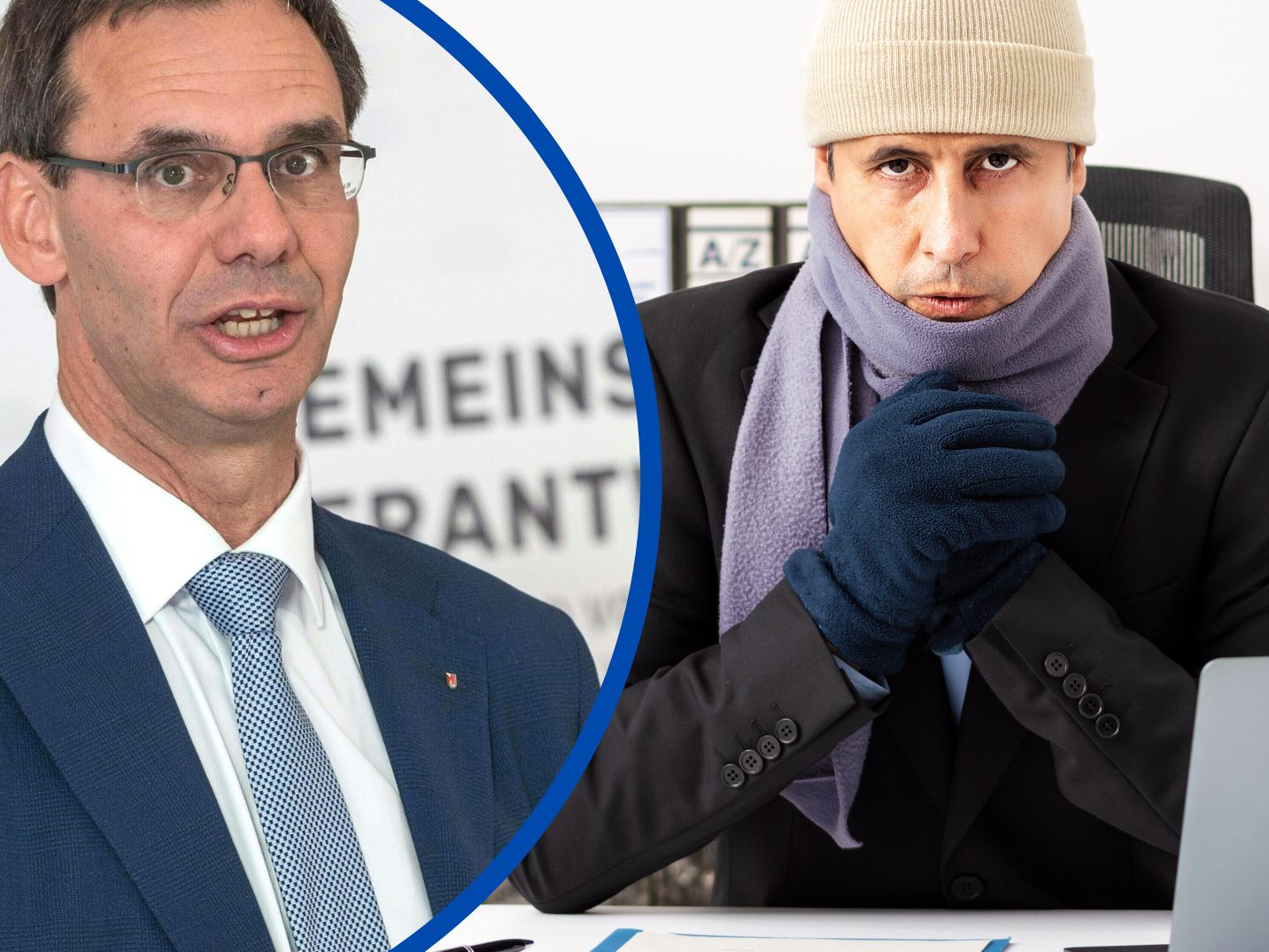 Öffentliche Verwaltungsräume sollen nur noch auf 19 Grad beheizt werden