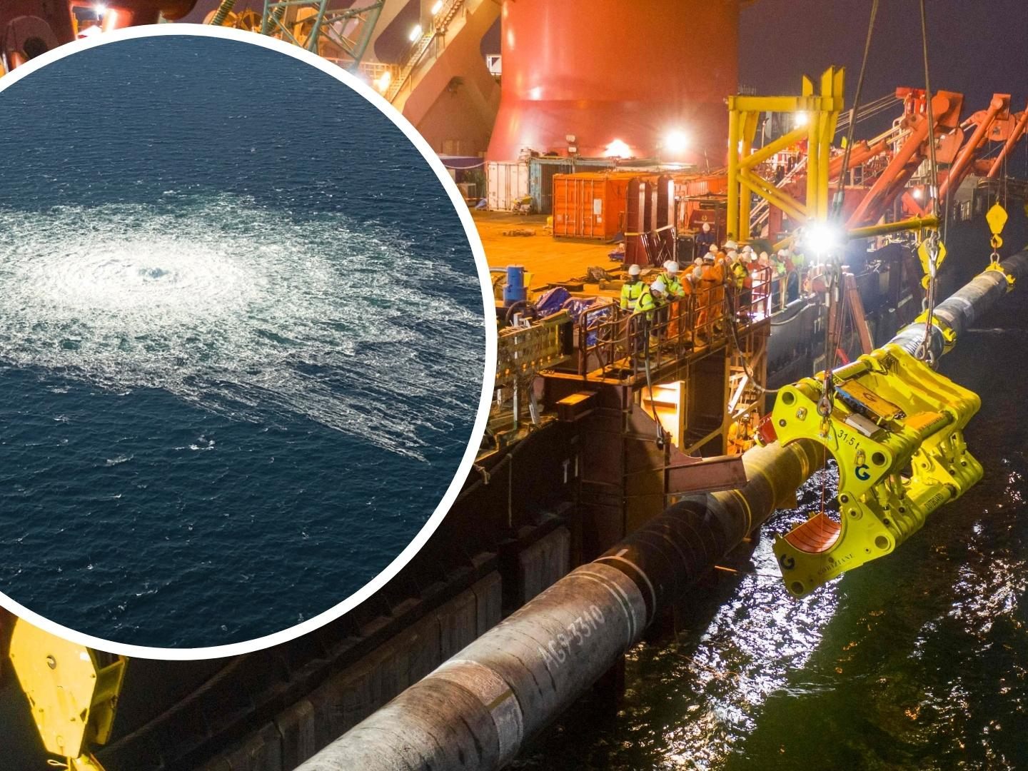 Mehrere Schäden an Nord-Stream-Gaspipelines - Jetzt sprudelt das Gas in die Ostsee.