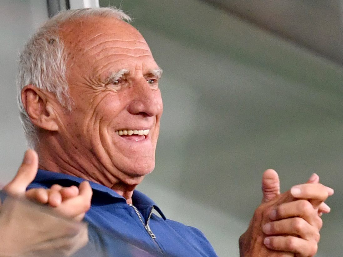 Dietrich Mateschitz bei einem Spiel von Red Bull Salzburg im Juli 2020.