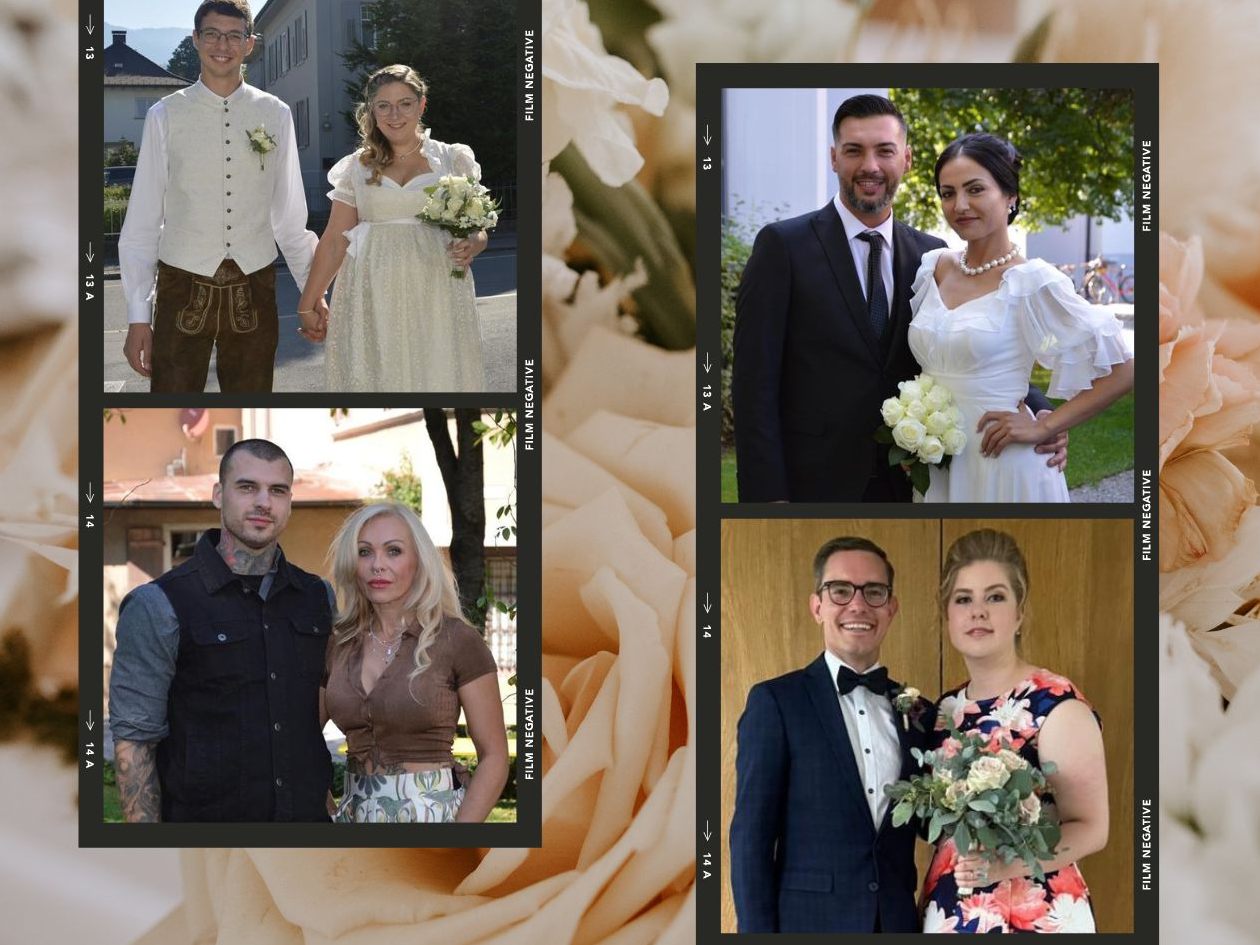 Am Wochenende wurde geheiratet.