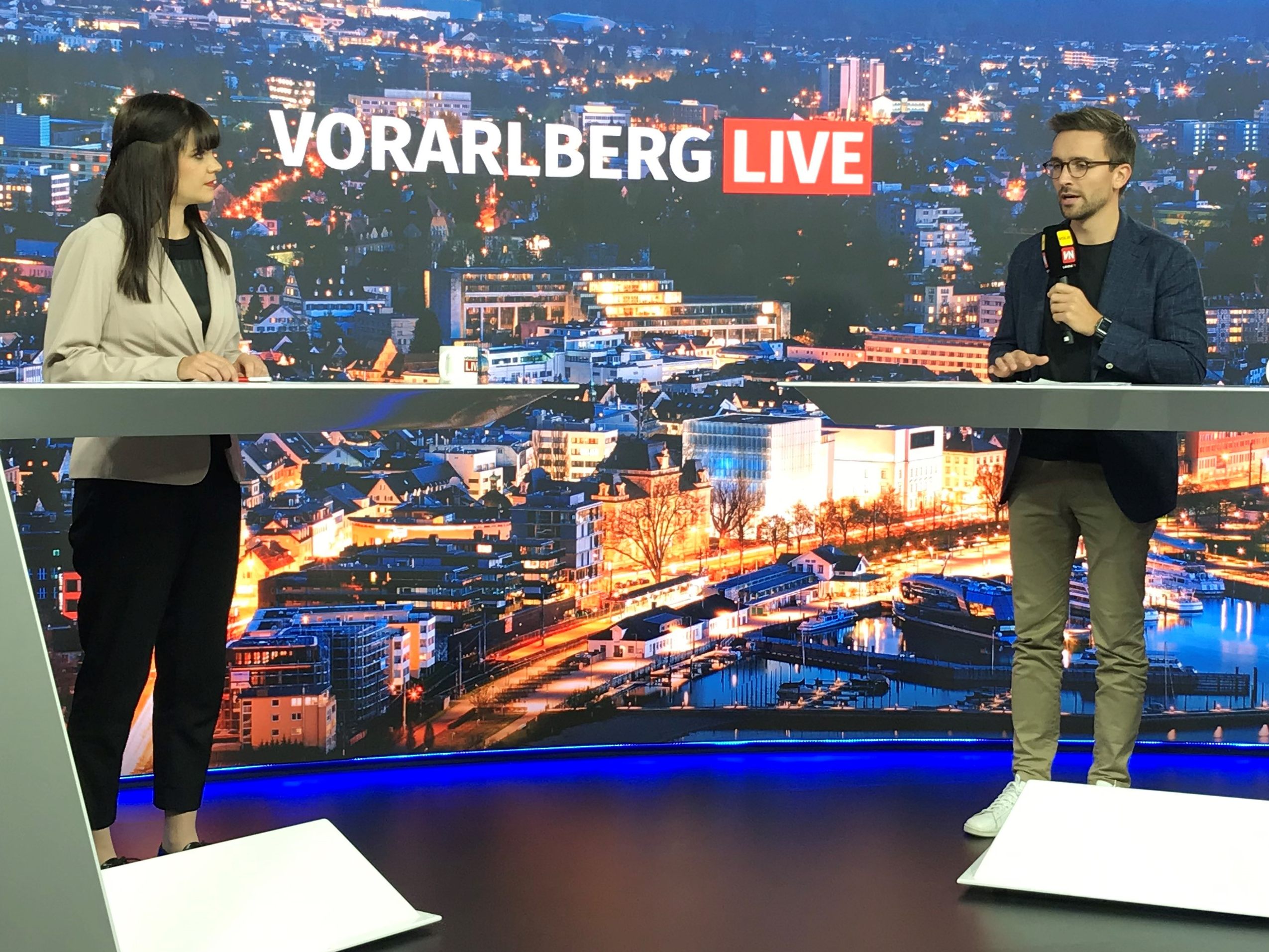 Magdalena Raos im Gespräch mit Christian Zoll.