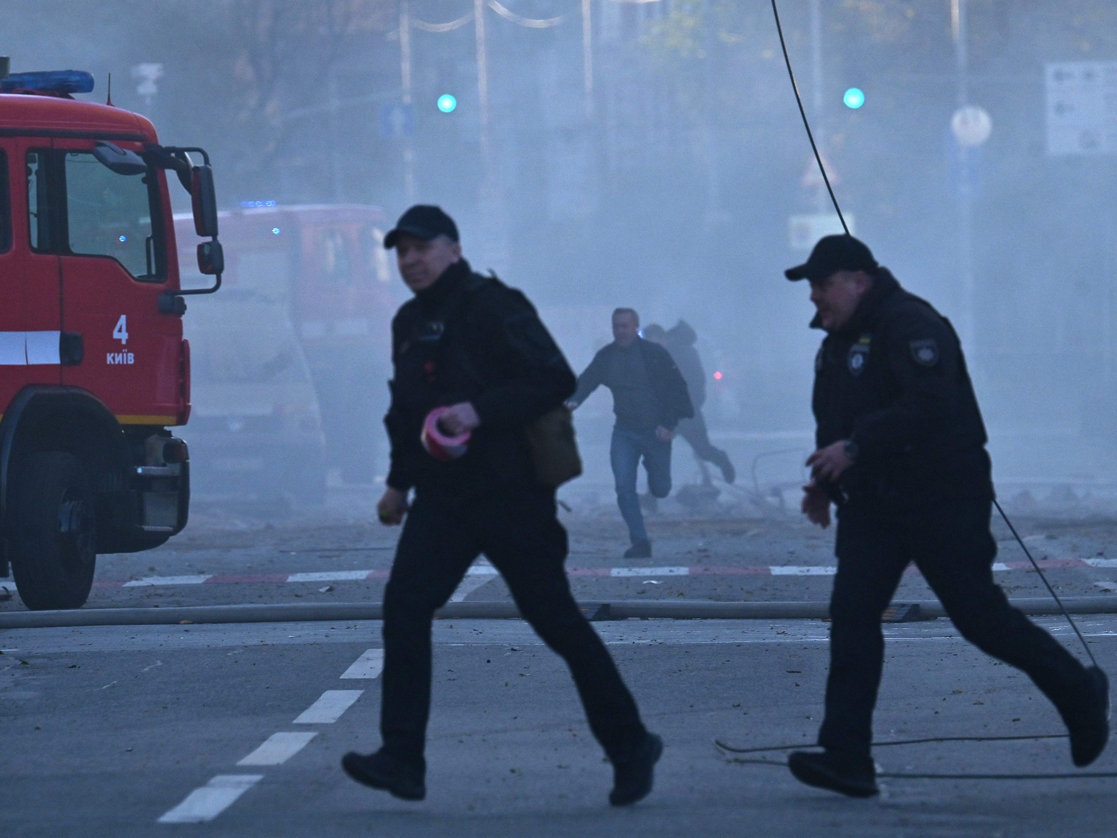 Am Montagmorgen wurden wieder Explosionen in Kiew gemeldet.