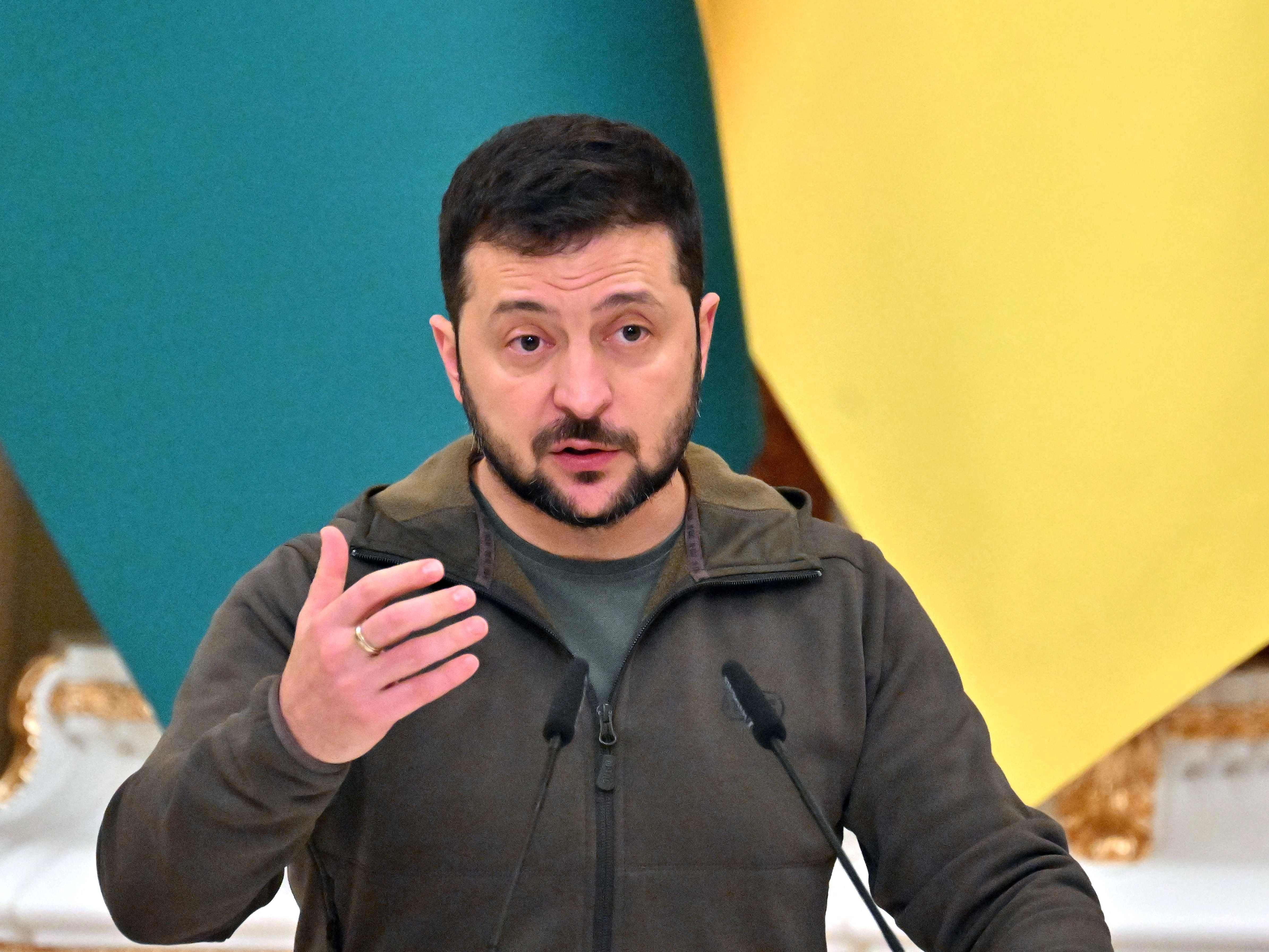 Lobt den ukrainischen Widerstand: Wolodimir Selenskyj.