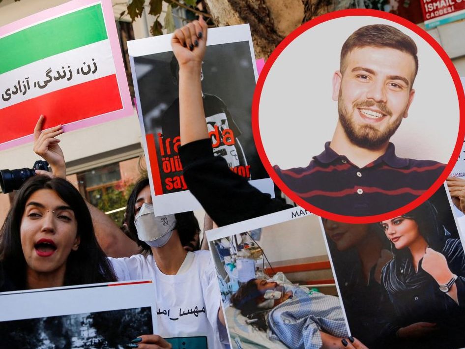 Benjamin Davodi stammt aus dem Iran und organisiert in Schruns eine Kundgebung, um den Kampf der Frauen gegen das Mullah-Regime zu unterstützen.