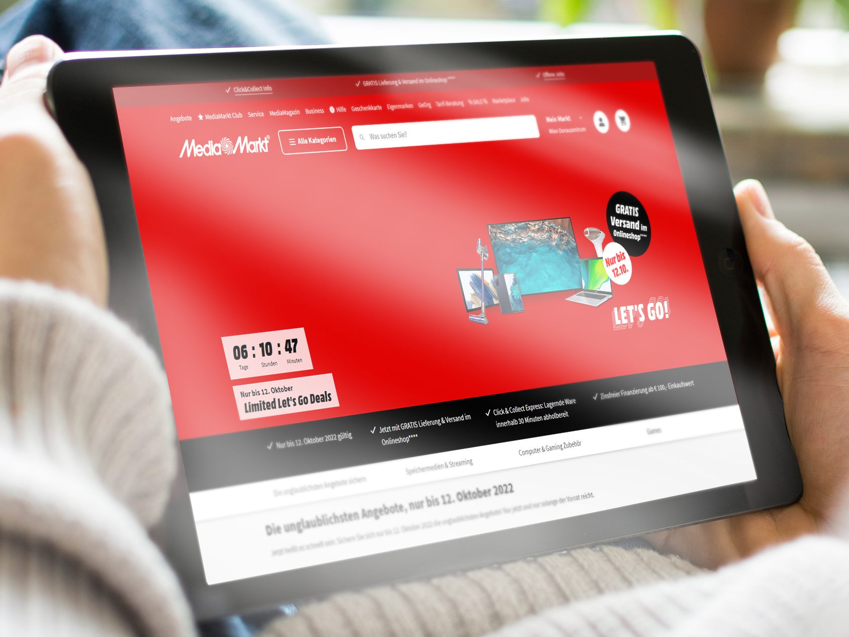 Unglaubliche Angebote bei MediaMarkt ab Sonntag Mitternacht.
