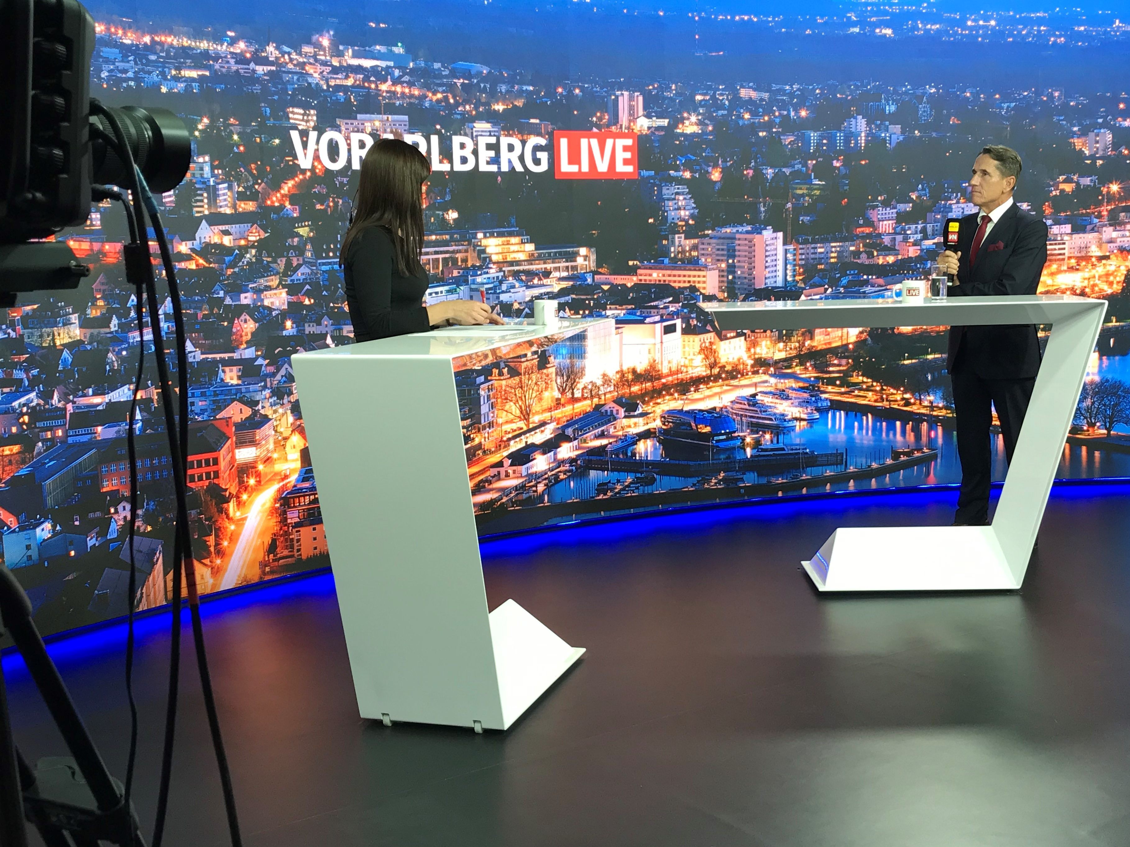 Reinhard Bösch bei "Vorarlberg LIVE".