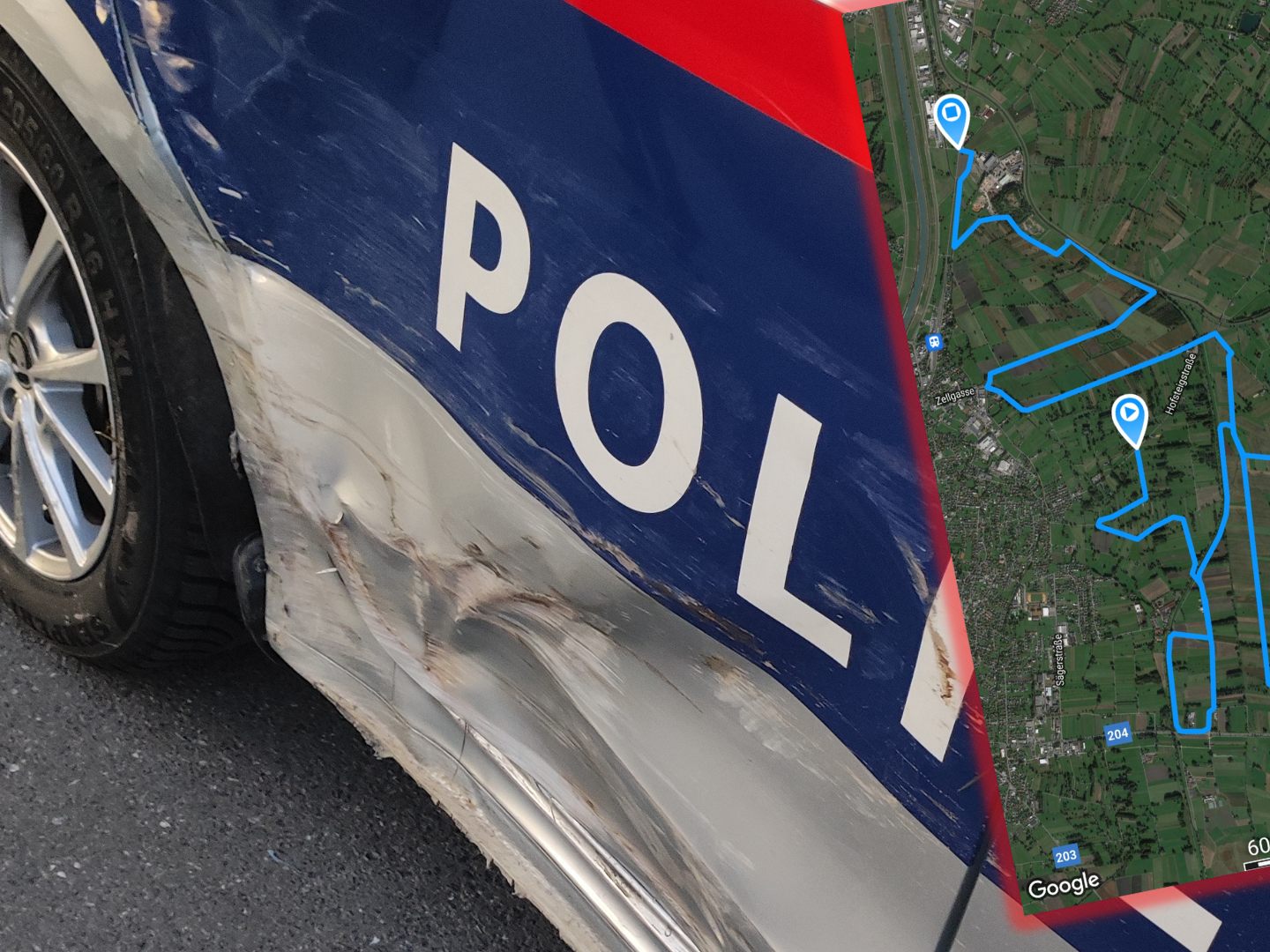 Durch den Zusammenstoß wurden keine Personen verletzt