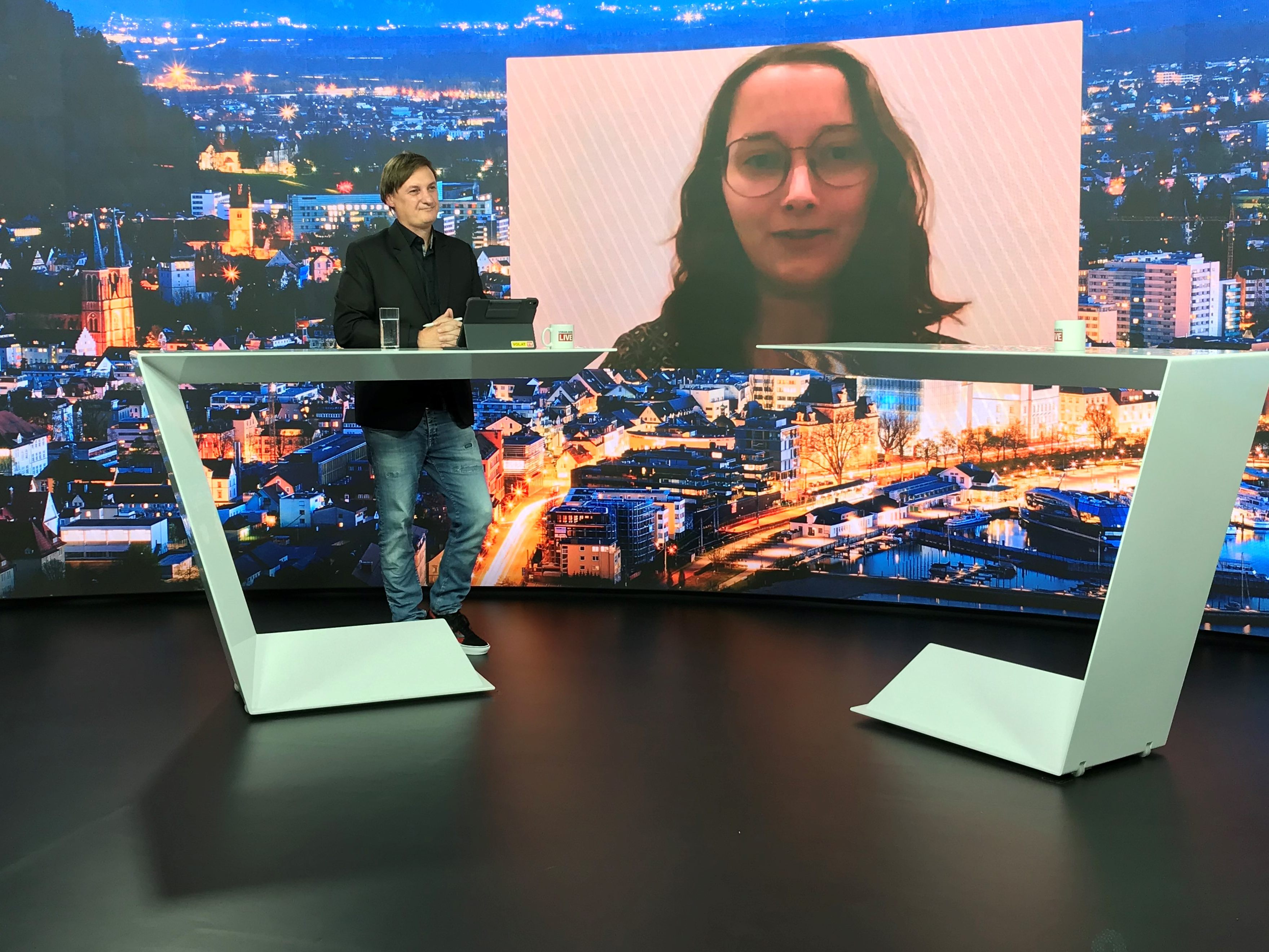 Miriam Egger bei "Vorarlberg LIVE".