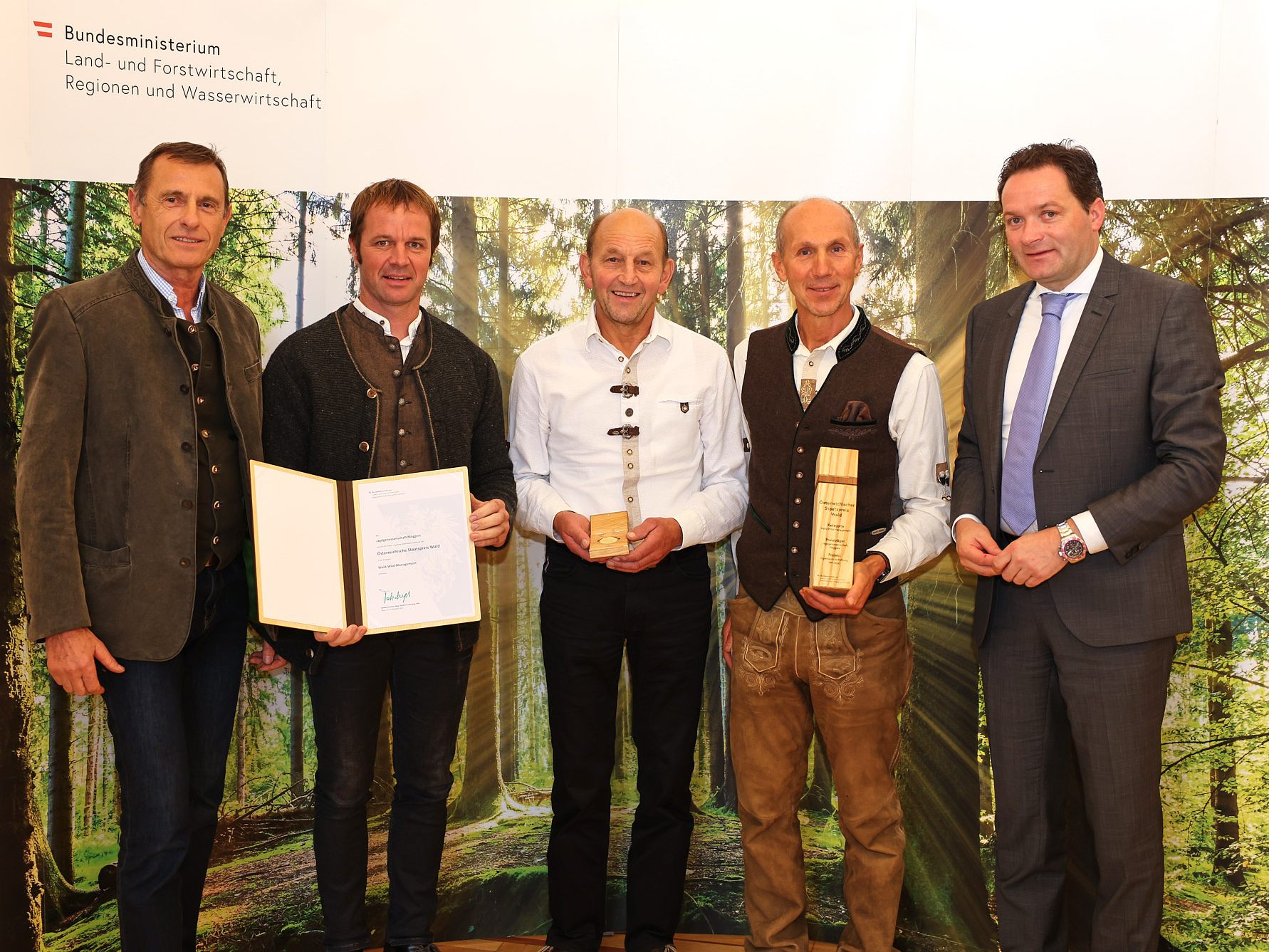 Staatspreis für Jagdgenossenschaft Möggers.