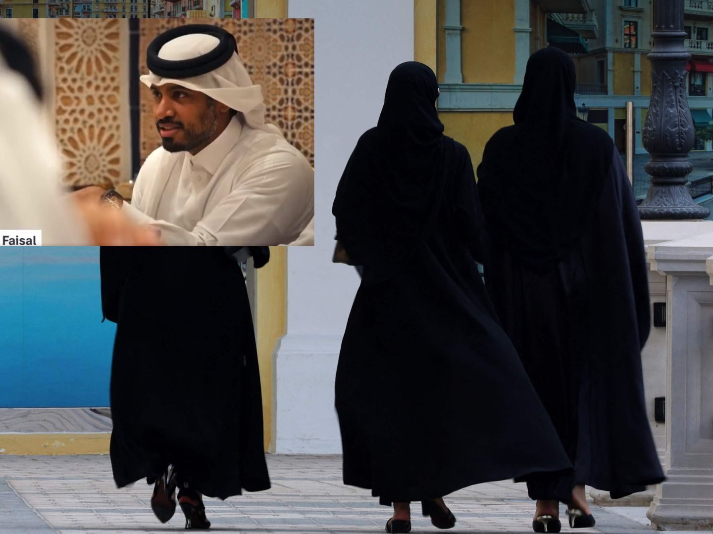 Faisal (kl. Bild) verglich im ZDF-Interview verschleierte Frauen mit verpackten Süßigkeiten.