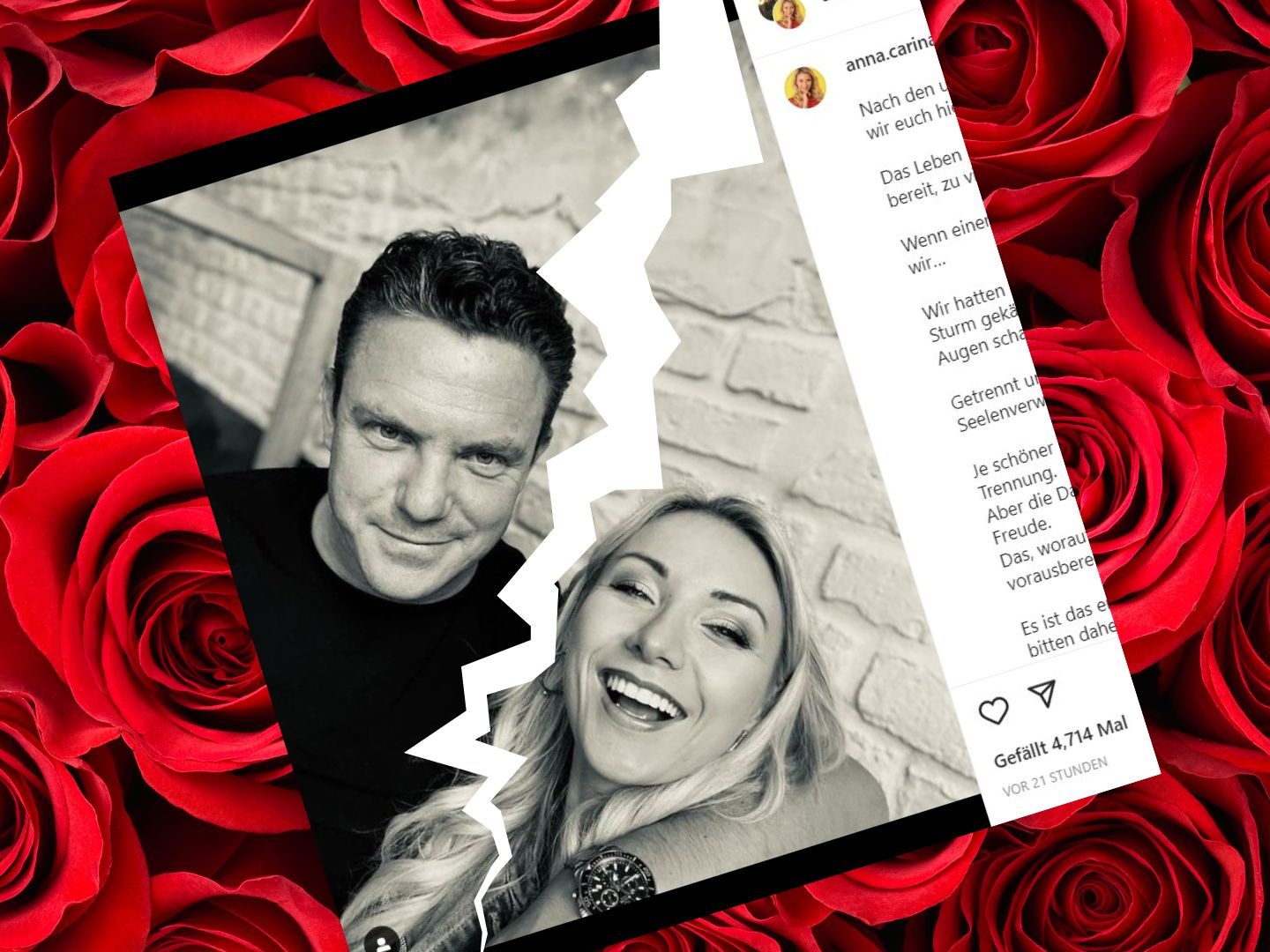 Gehen getrennte Wege: Stefan Mross und Anna-Carina Woitschak.