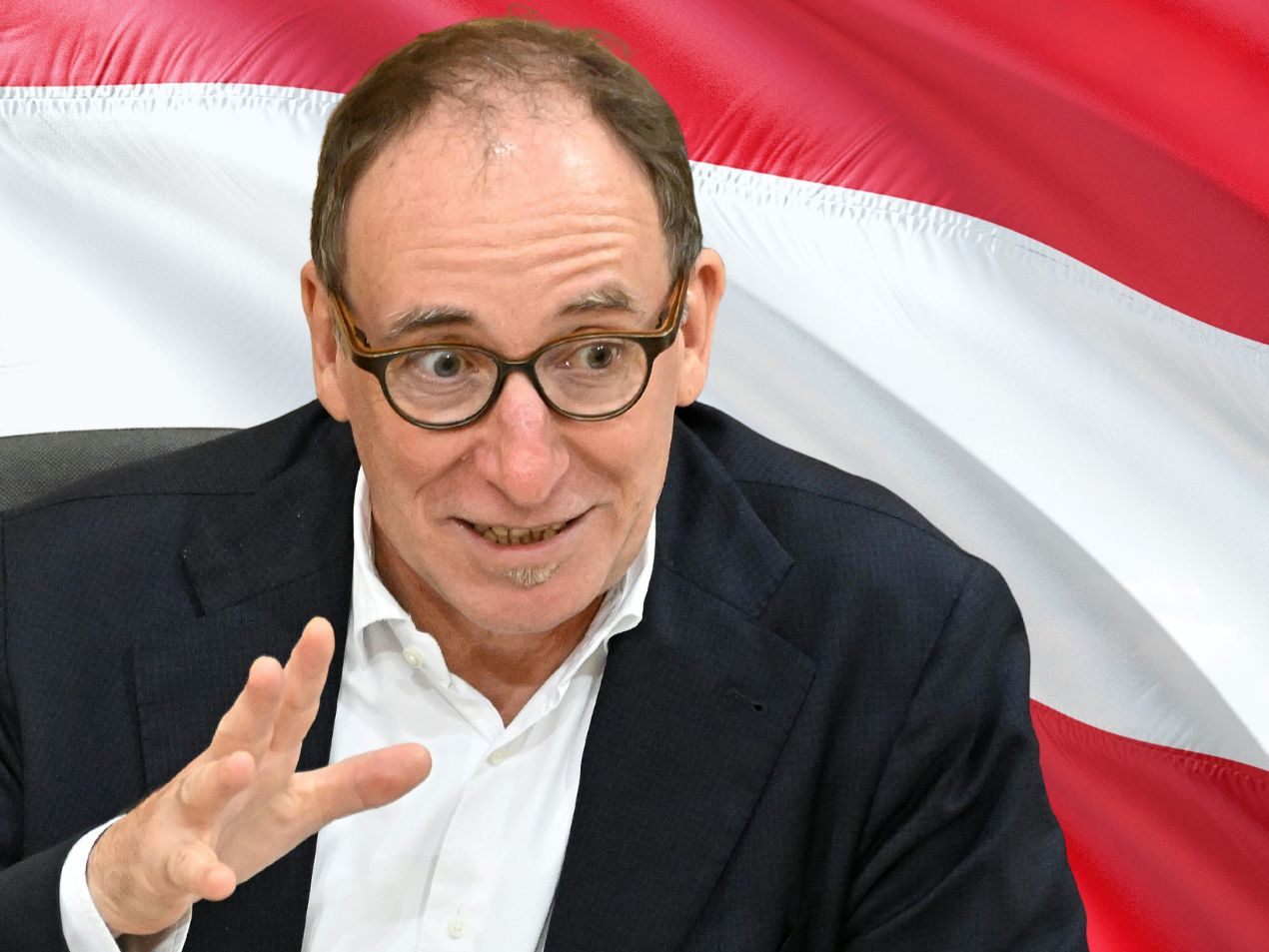 Will das Impf-Thema mit einem Lächeln besetzen: Gesundheitsminister Johannes Rauch.