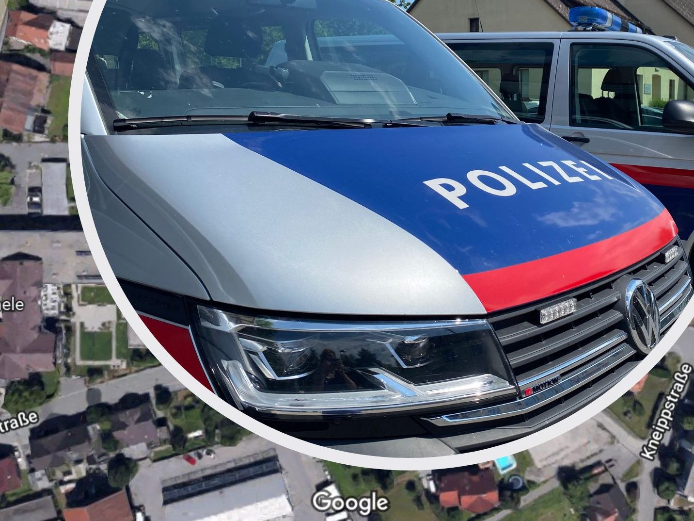 Der Unfall ereignete sich im Bereich der Einmündung der im Bereich der Schillerstraße in die Reichsstraße in Lustenau.