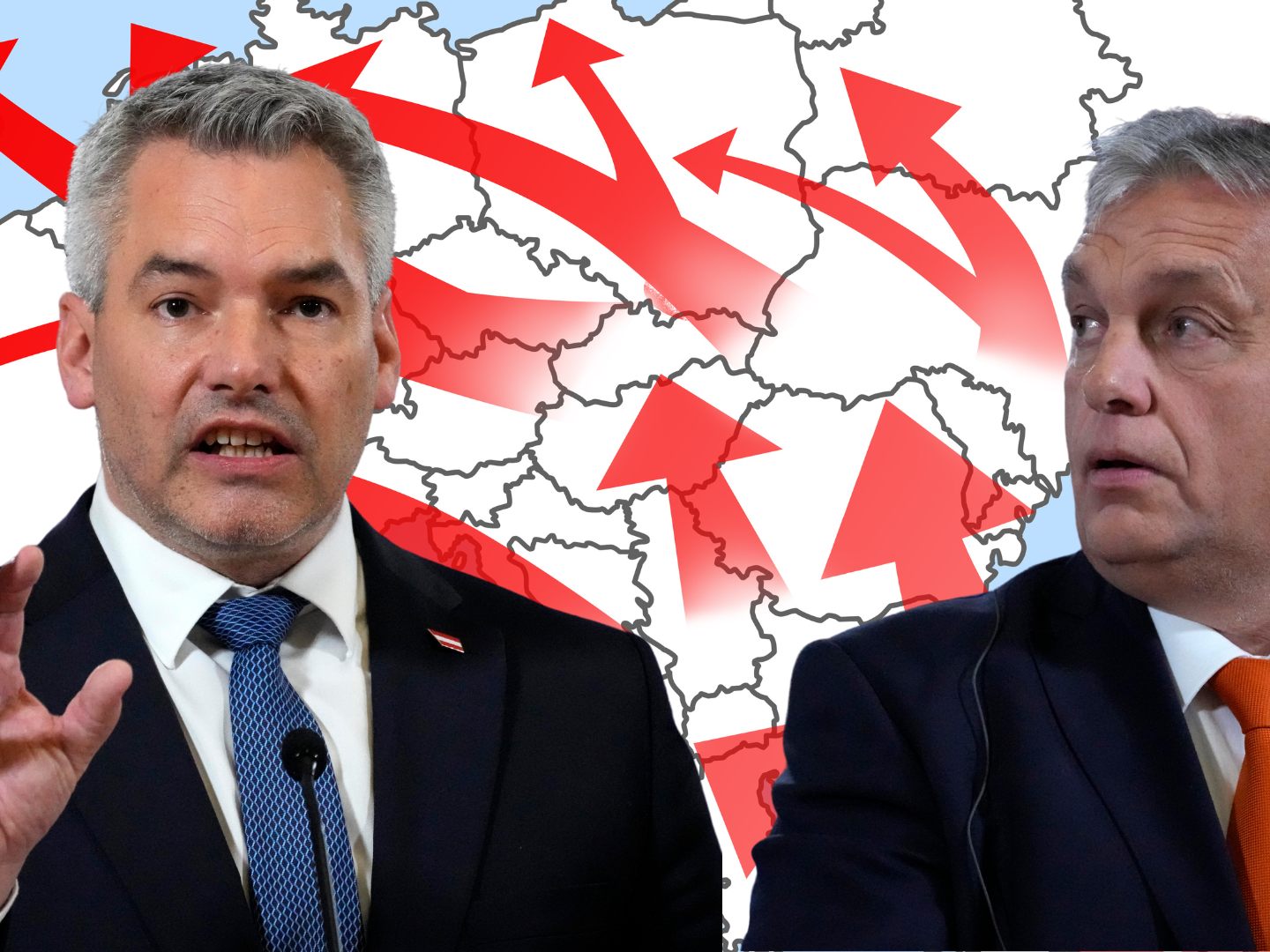 Serbien, Österreich und Ungarn wollen starke Achse im Kampf gegen illegale Migration bilden