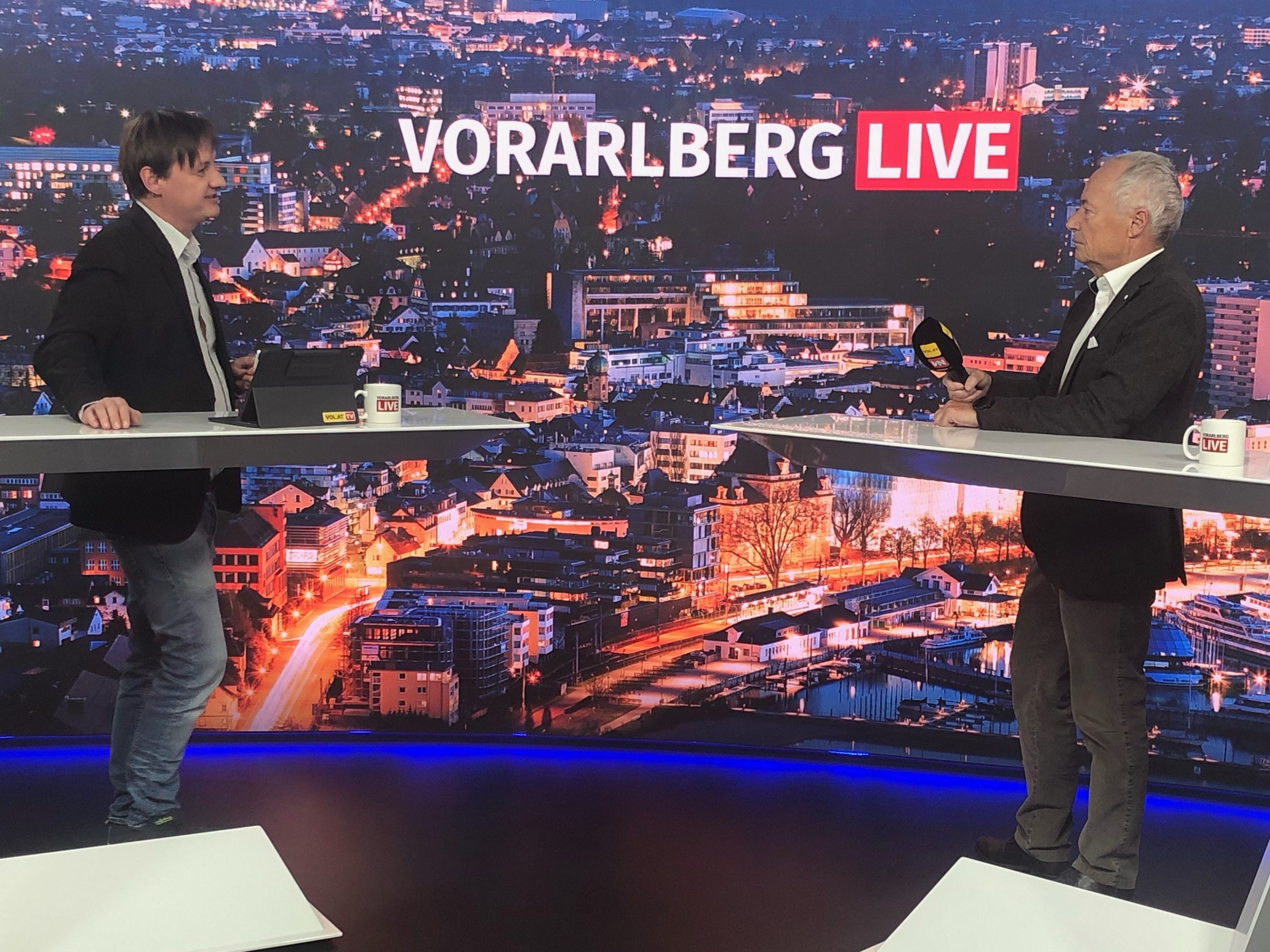 Marc Springer im Gespräch mit Dr. Pius Schlachter.