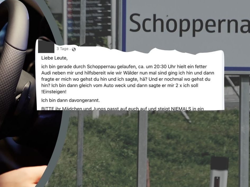 Opfer schildert bange Minuten im Auto des mysteriösen Mannes.