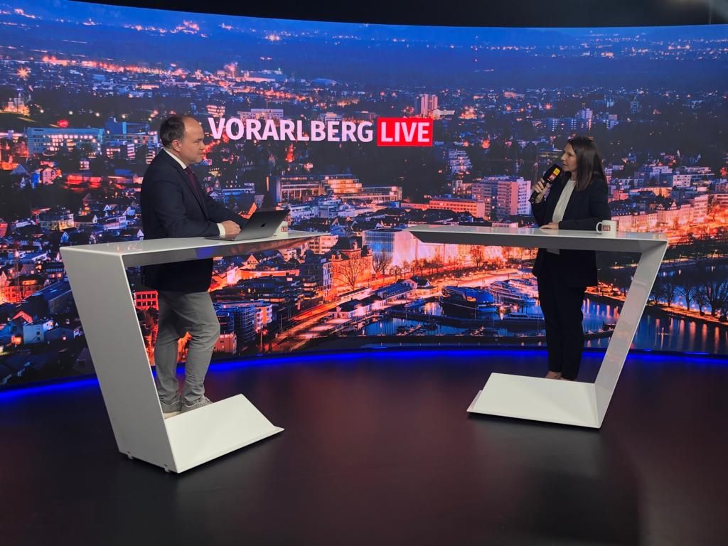 Schuster-Burda bei "Vorarlberg LIVE"