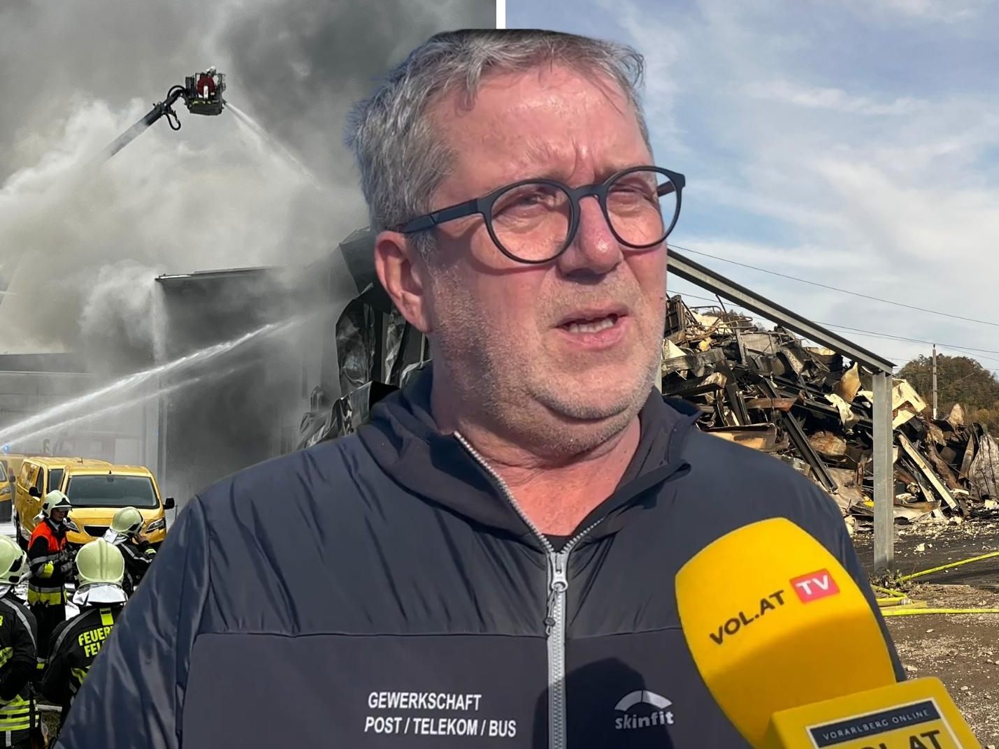 Aufgrund des Brandes in Koblach brauchen die Postkunden in den nächsten Tagen Geduld und Verständnis.