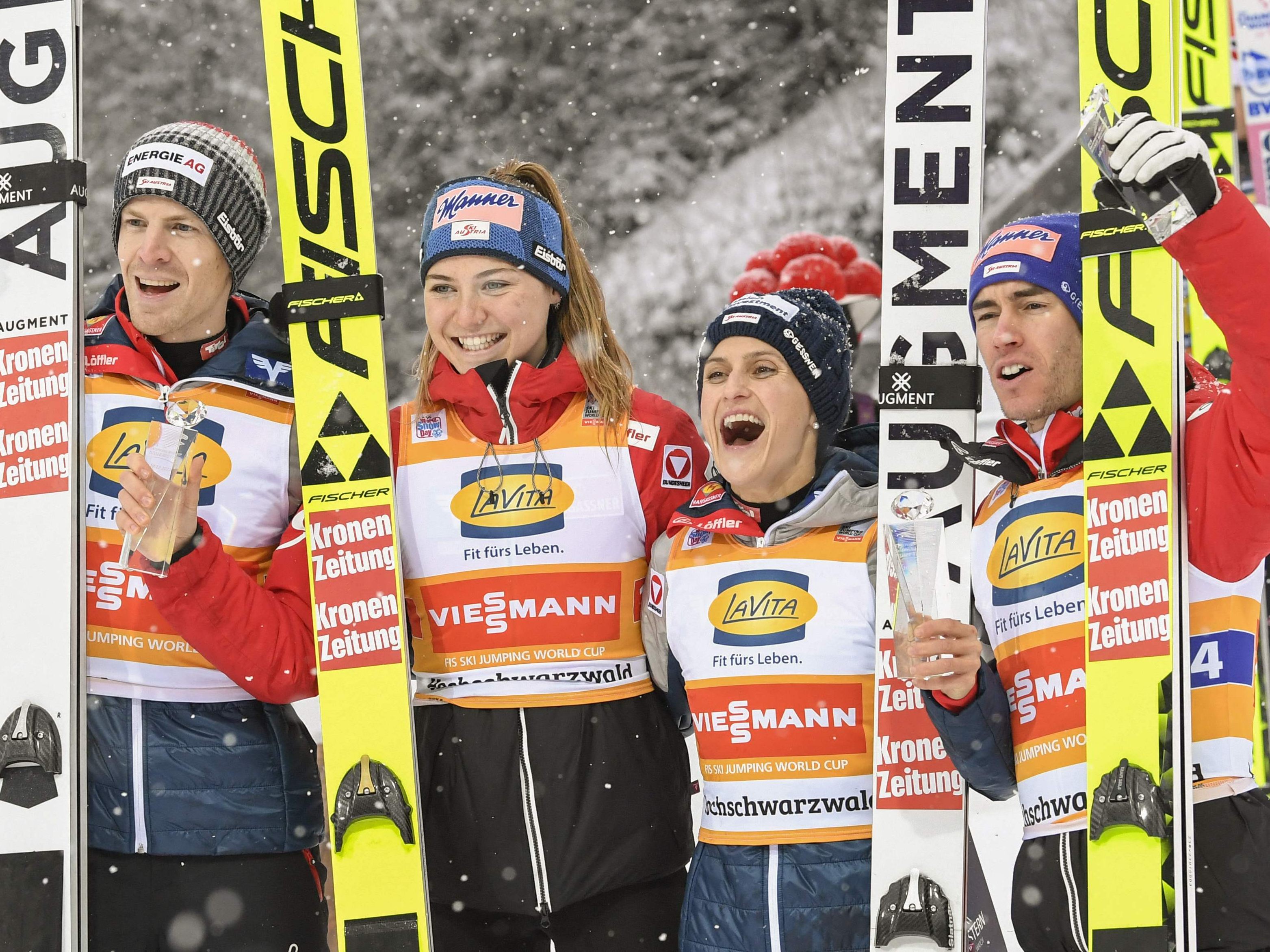 Stefan Kraft, Eva Pinkelnig, Marita Kramer und Michael Hayboeck.