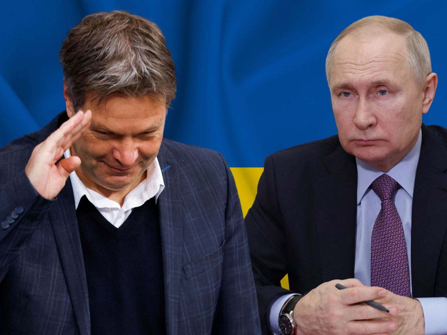 Der Deutschen Bundeswirtschaftsministers Robert Habeck ist von einer Niederlage Putins überzeugt.