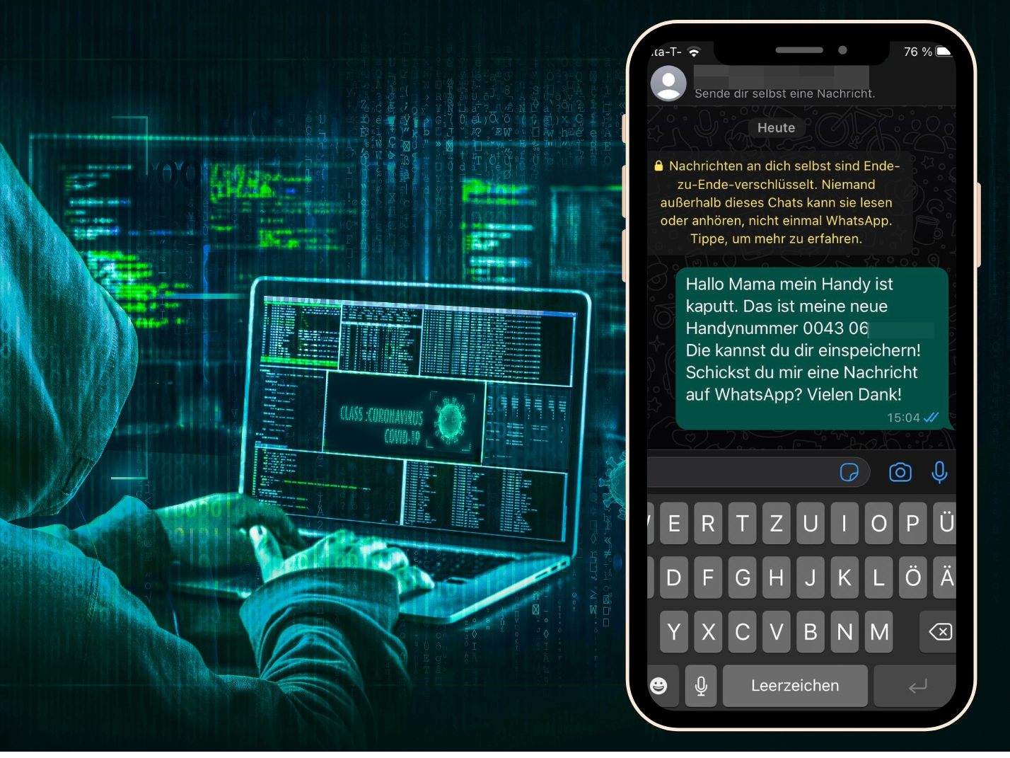 Die Polizei warnt vor einer WhatsApp-Betrugsmasche.