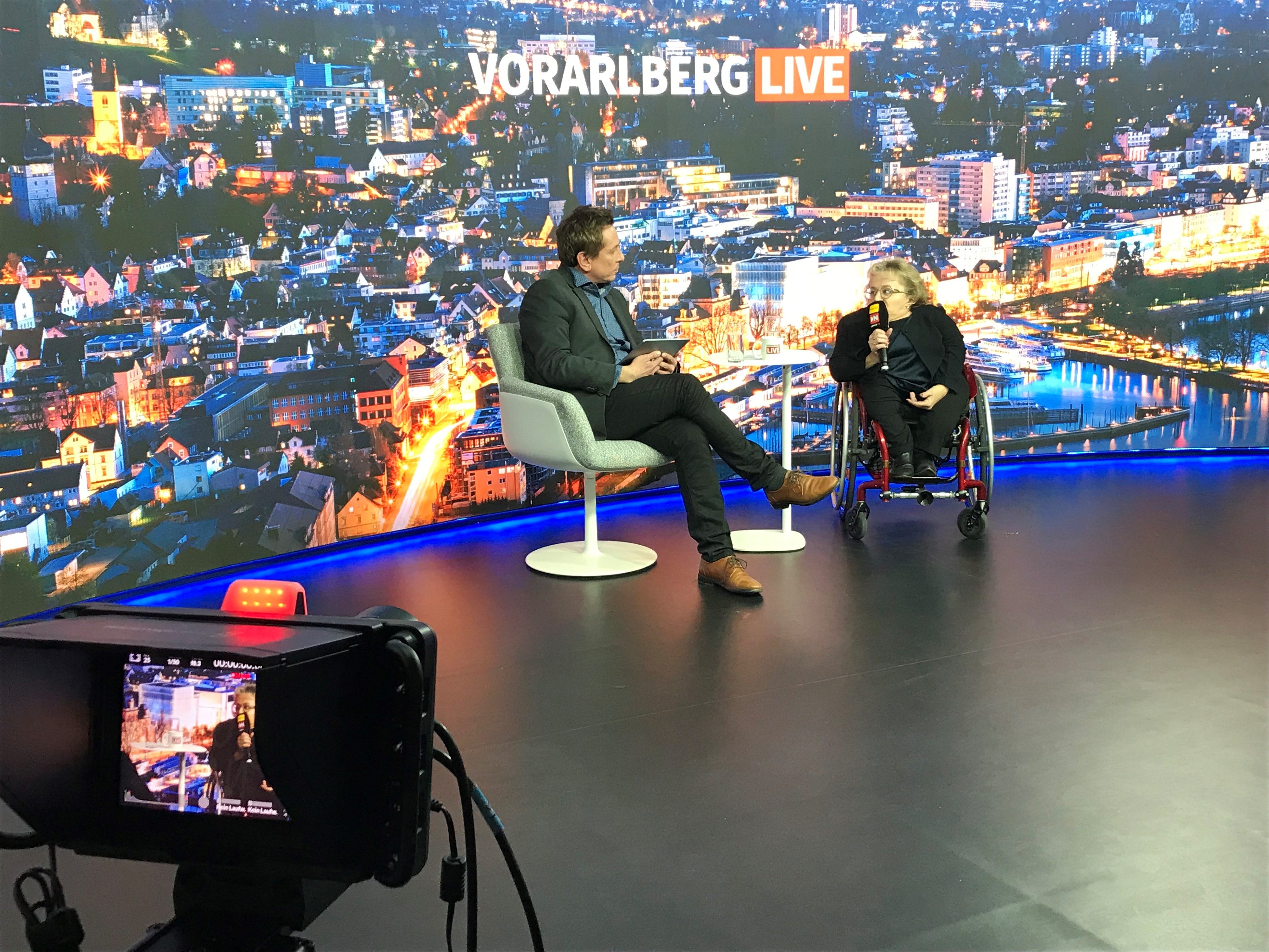 Karin Stöckler bei "Vorarlberg LIVE".