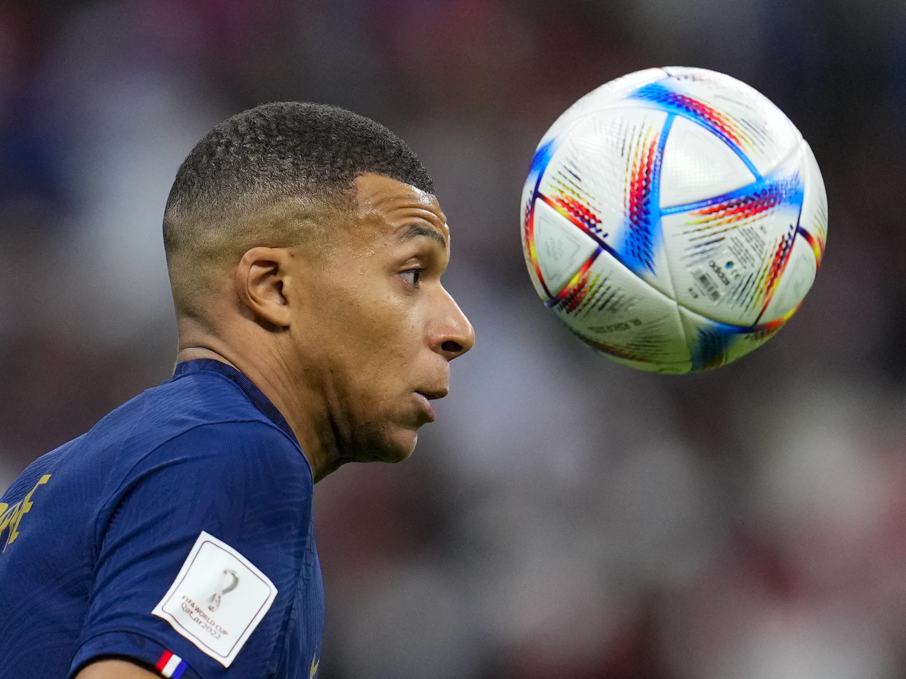 Mbappé hält bei der Fußball-WM 2022 schon bei fünf Toren.