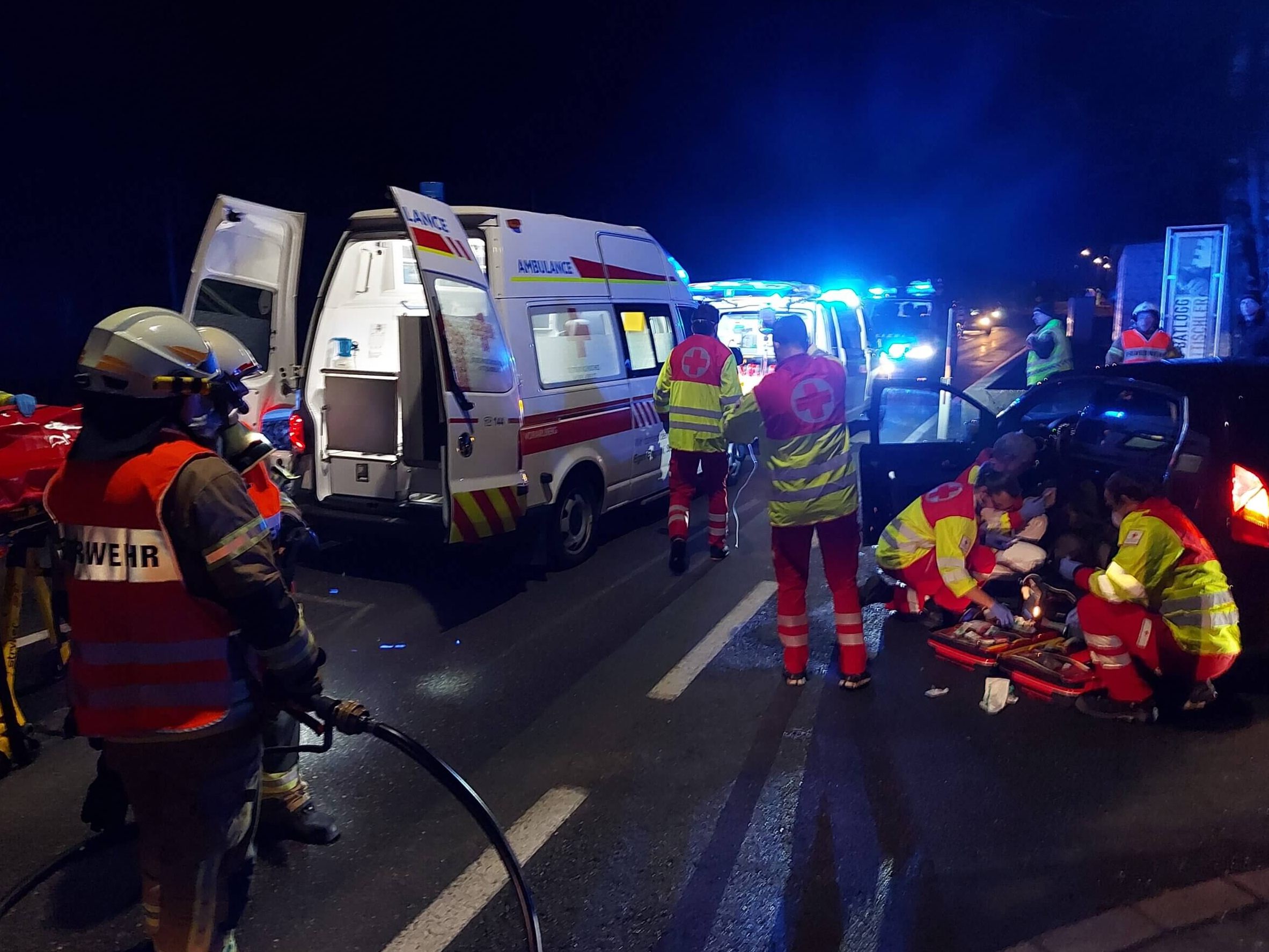 Verkehrsunfall auf der L118 in Lorüns