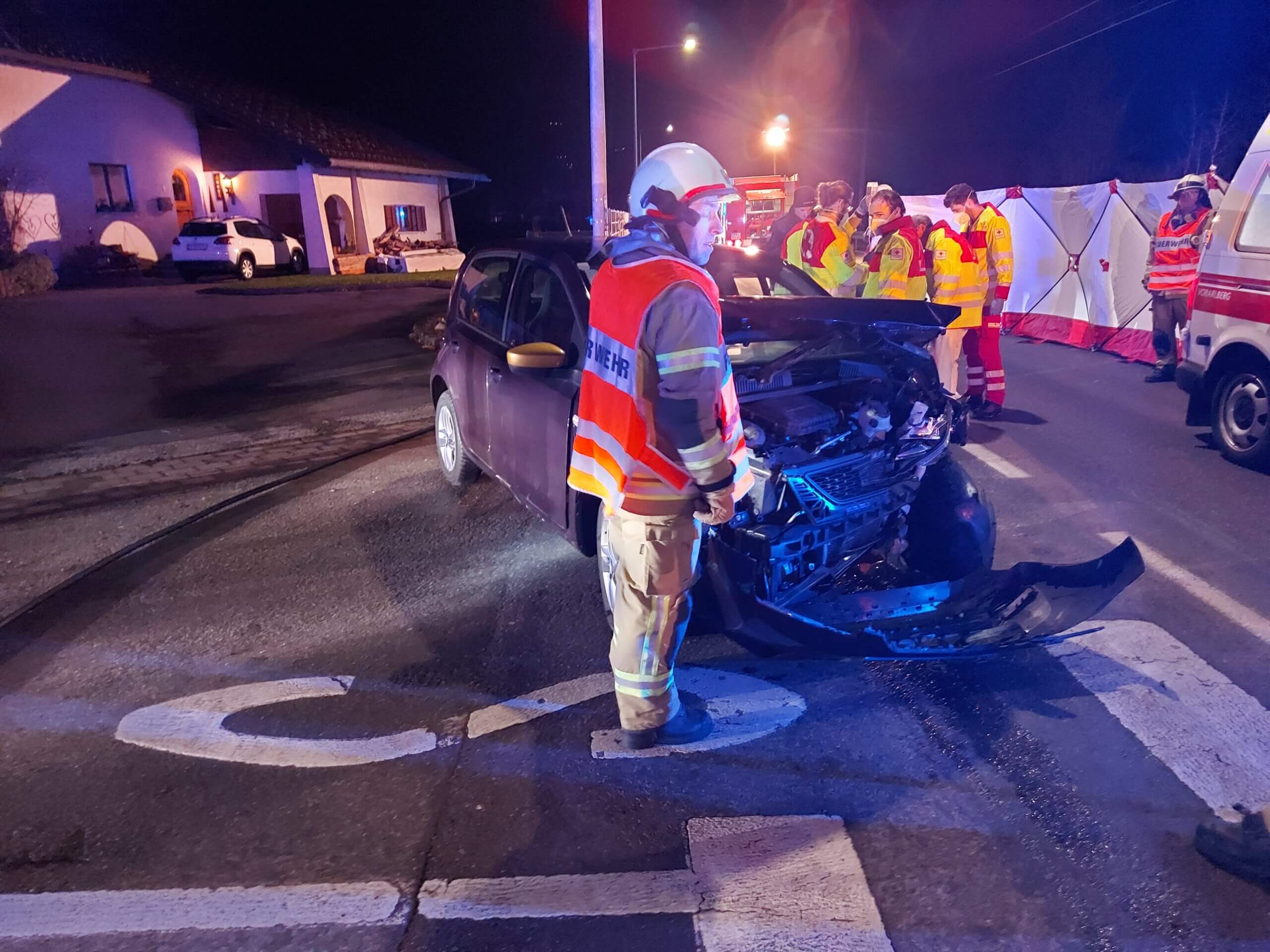 Schwerer Unfall in Bludenz 