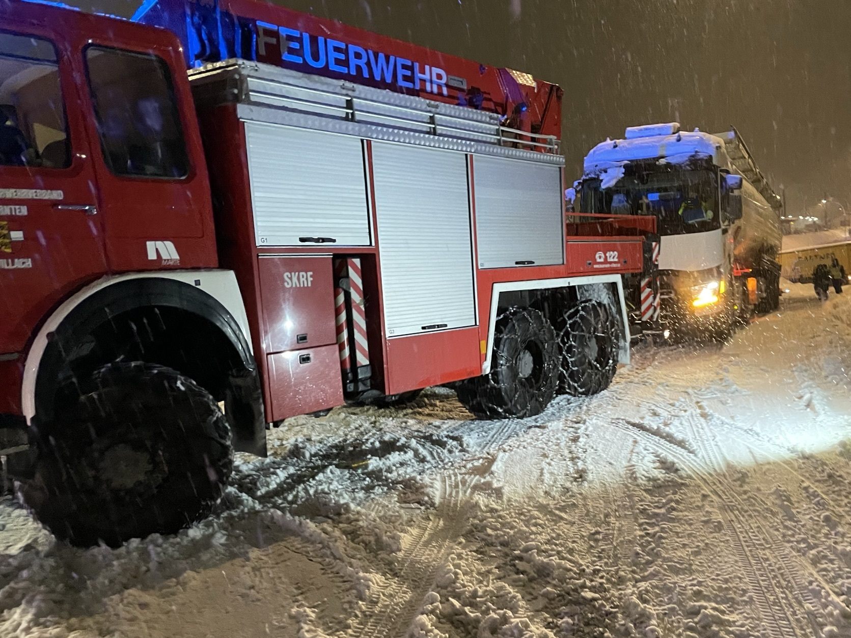 Starker Schneefall hat am Montag, 23. Jänner 2023 in Kärnten für Probleme bei der Stromversorgung und im Verkehr gesorgt.