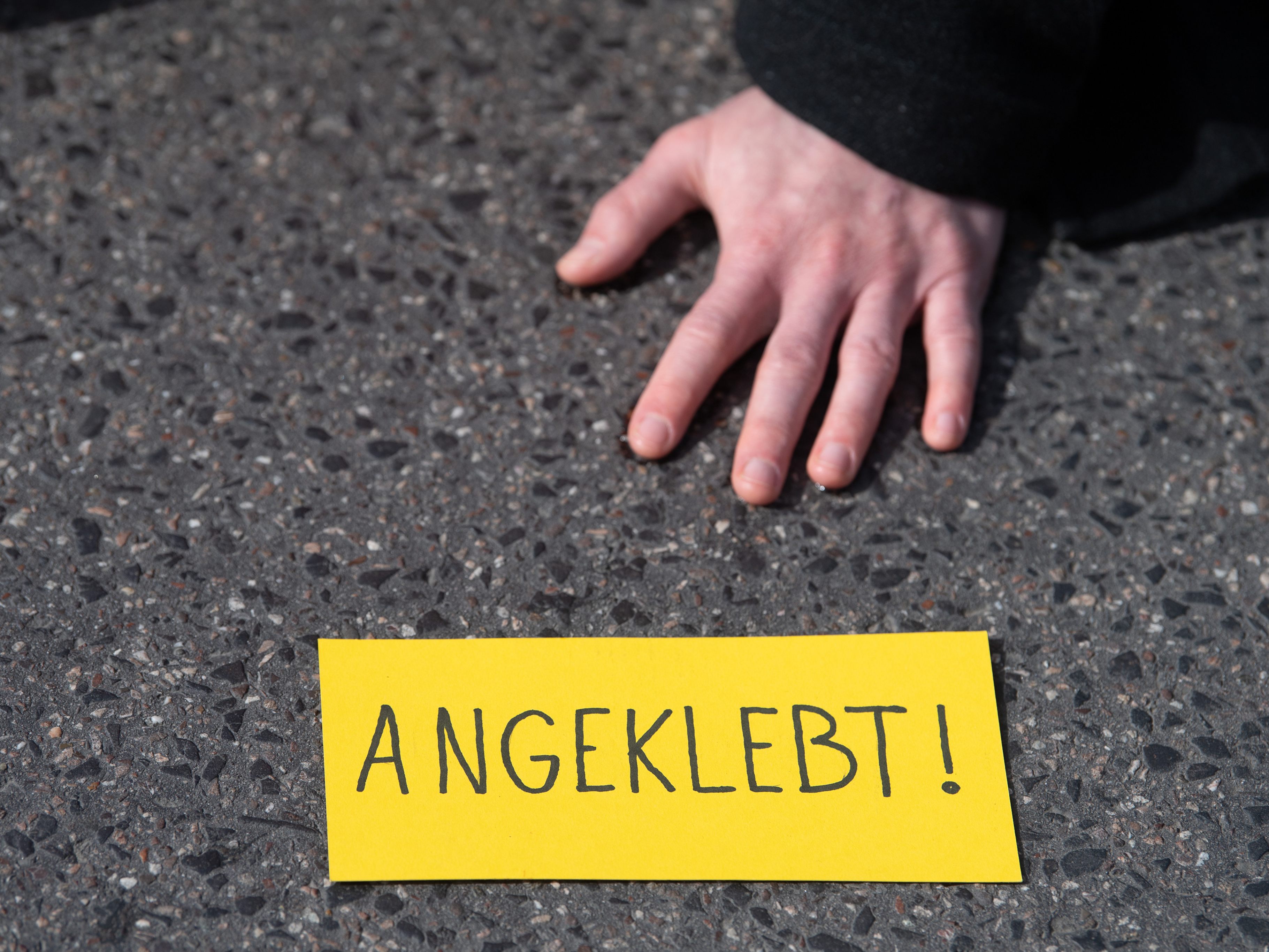 Klima-Kleber waren auch 2023 schon Thema.