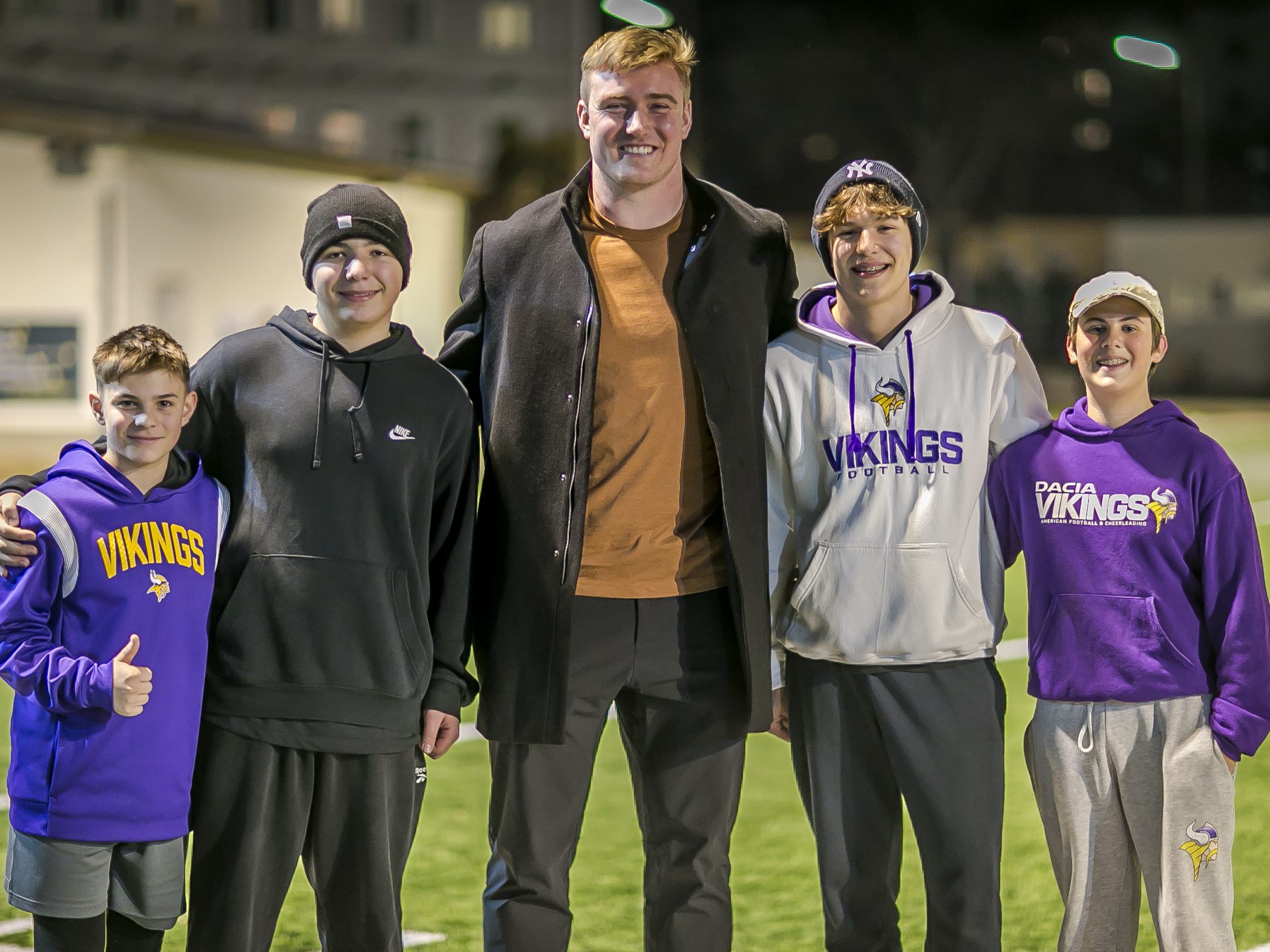 NFL-Export Raimann ist auf Heimatbesuch bei den Vikings in Wien.