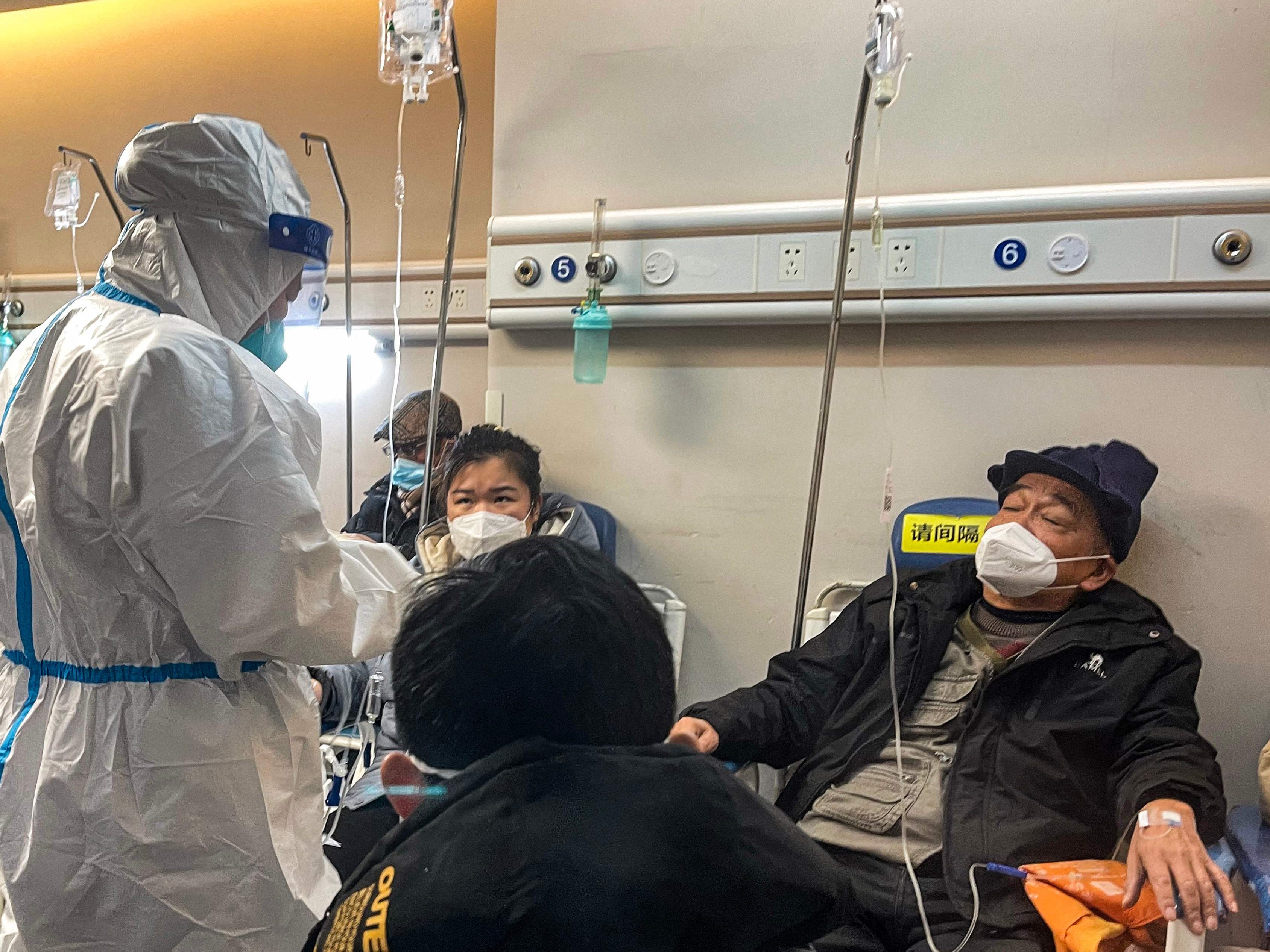 Die Coronawelle in China ist außer Kontrolle.