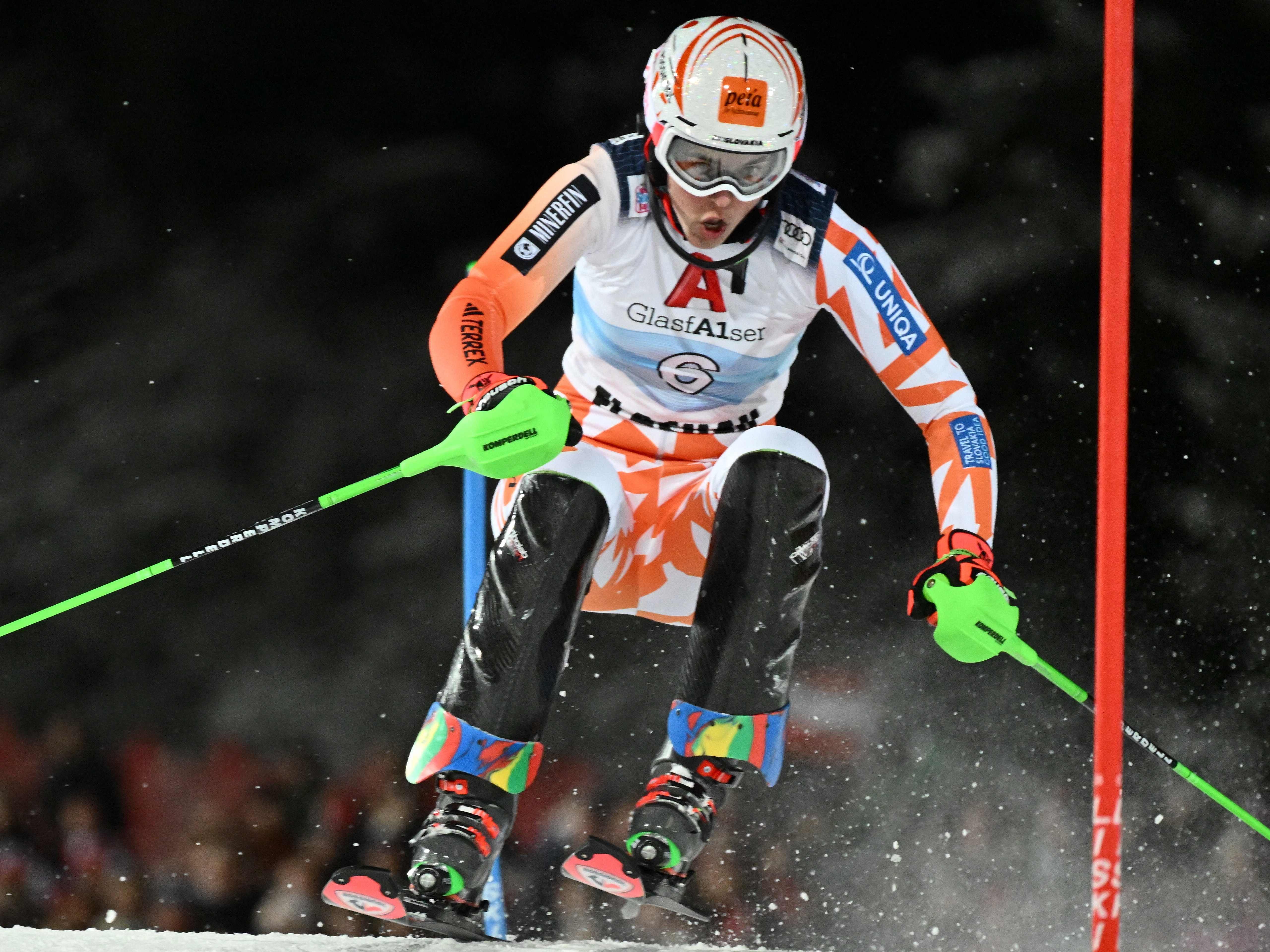 Petra Vlhova war heute in Flachau eine Klasse für sich.