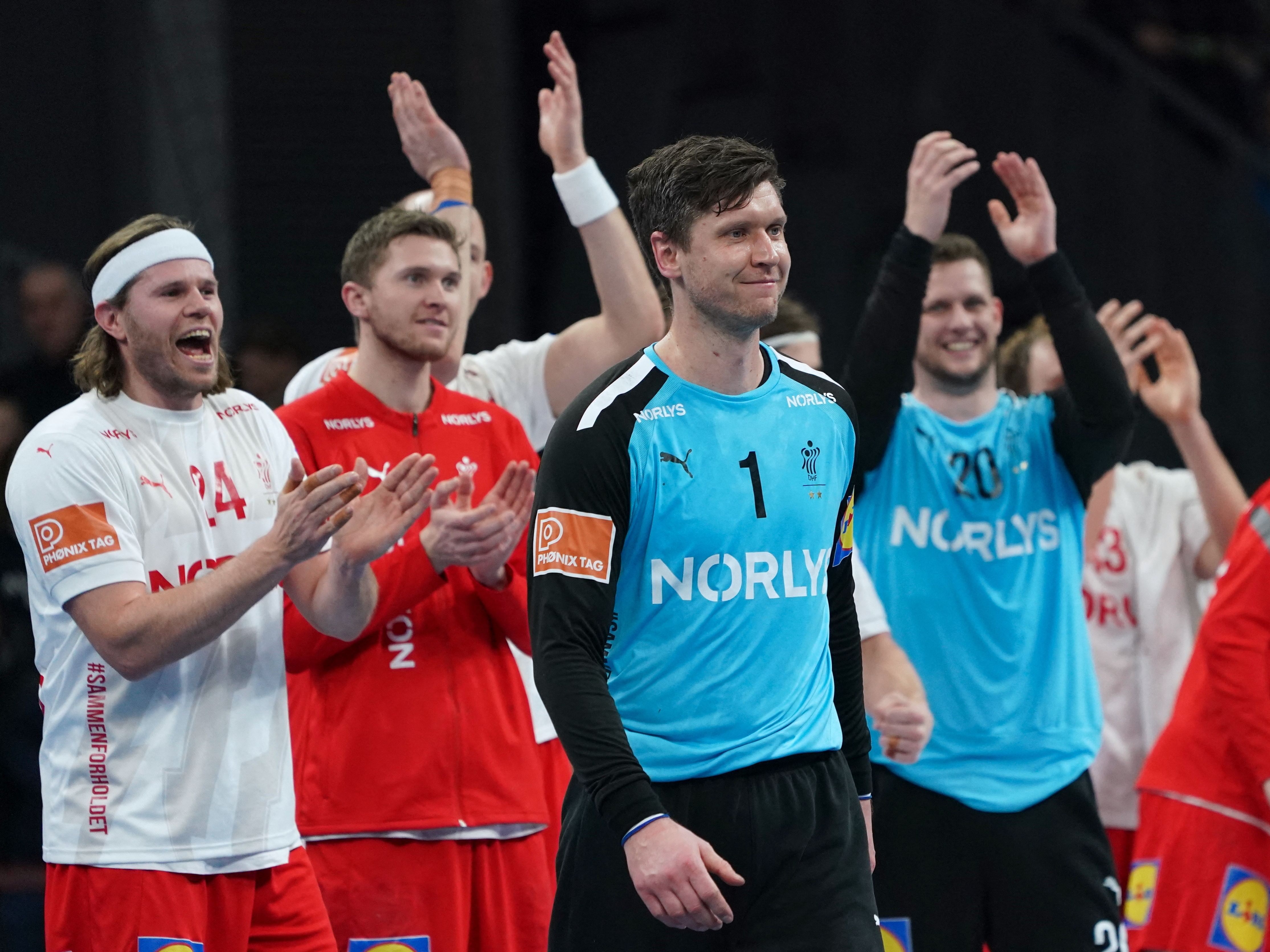 Niklas Landin Jacobsen wurde zum Man of the Match gekürt.