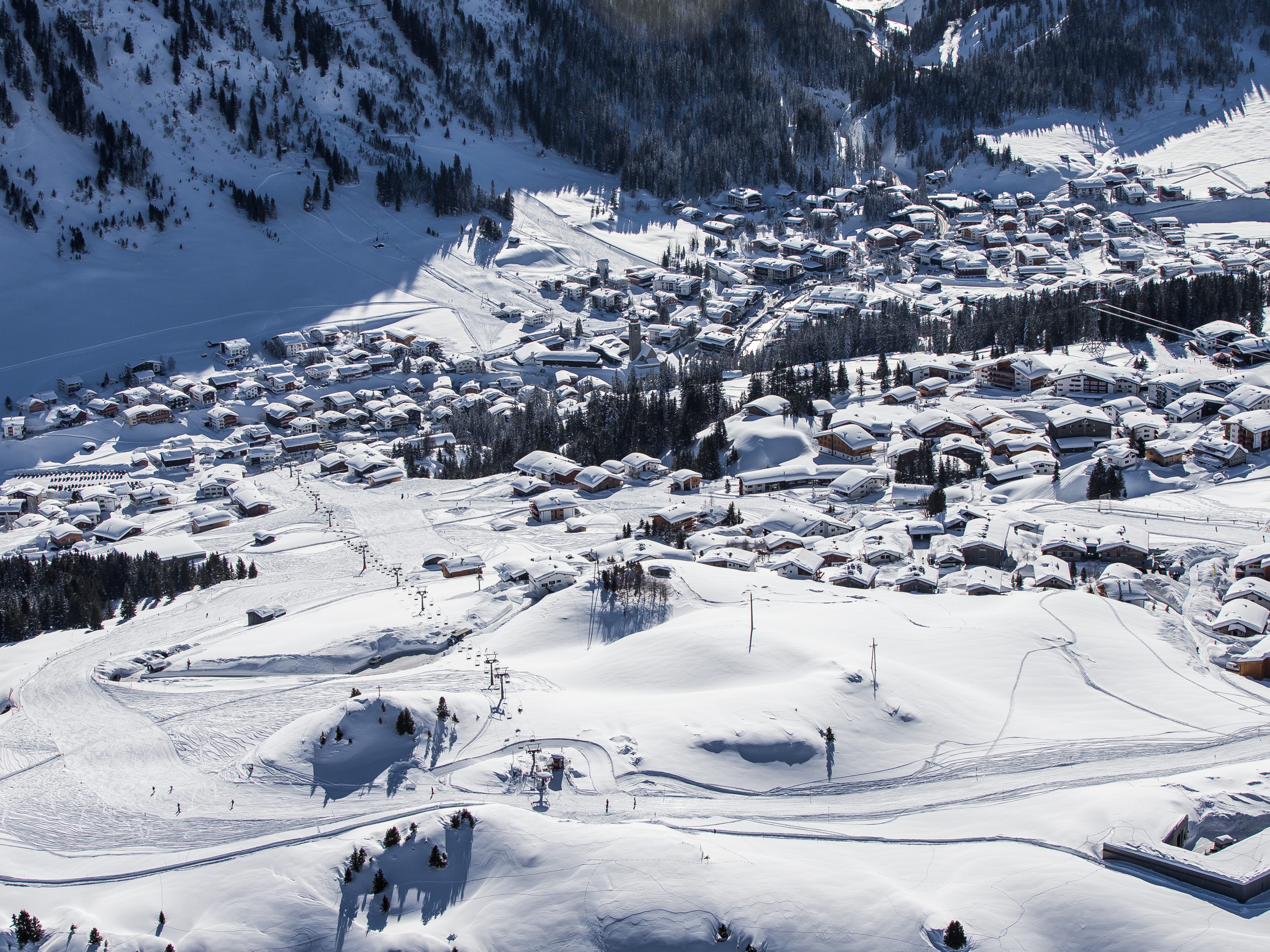 Gruppe war in freiem Skigelände unterwegs