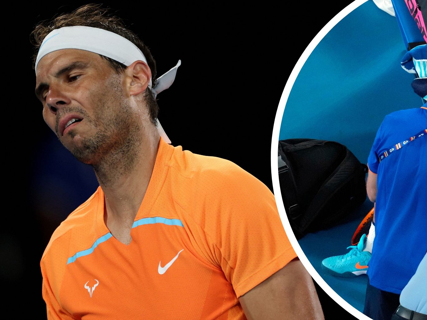 Nadal verletzt bei Australian Open.