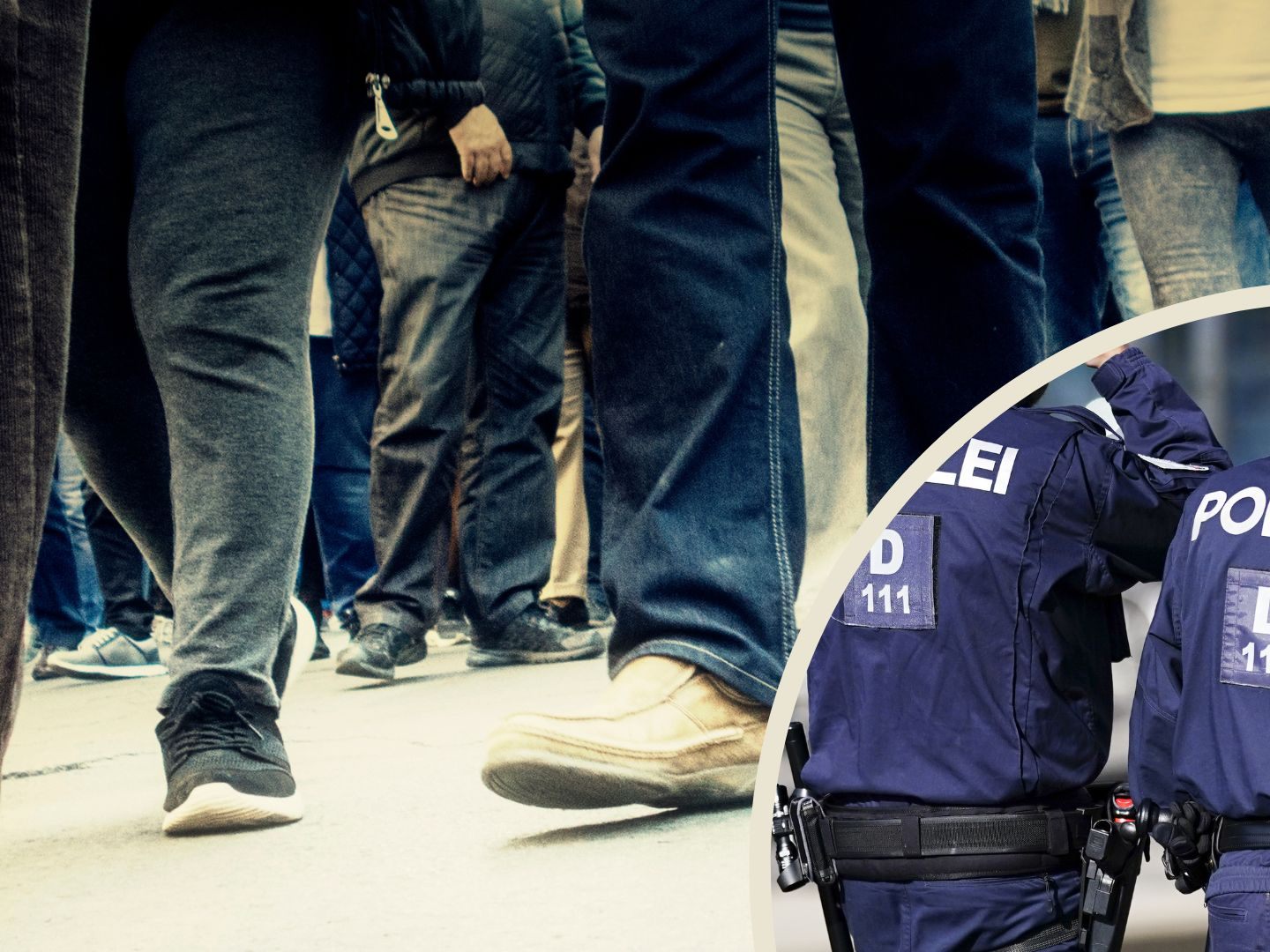 Zahlreiche Jugendliche waren am Samstag an einer Auseinandersetzung beteiligt.