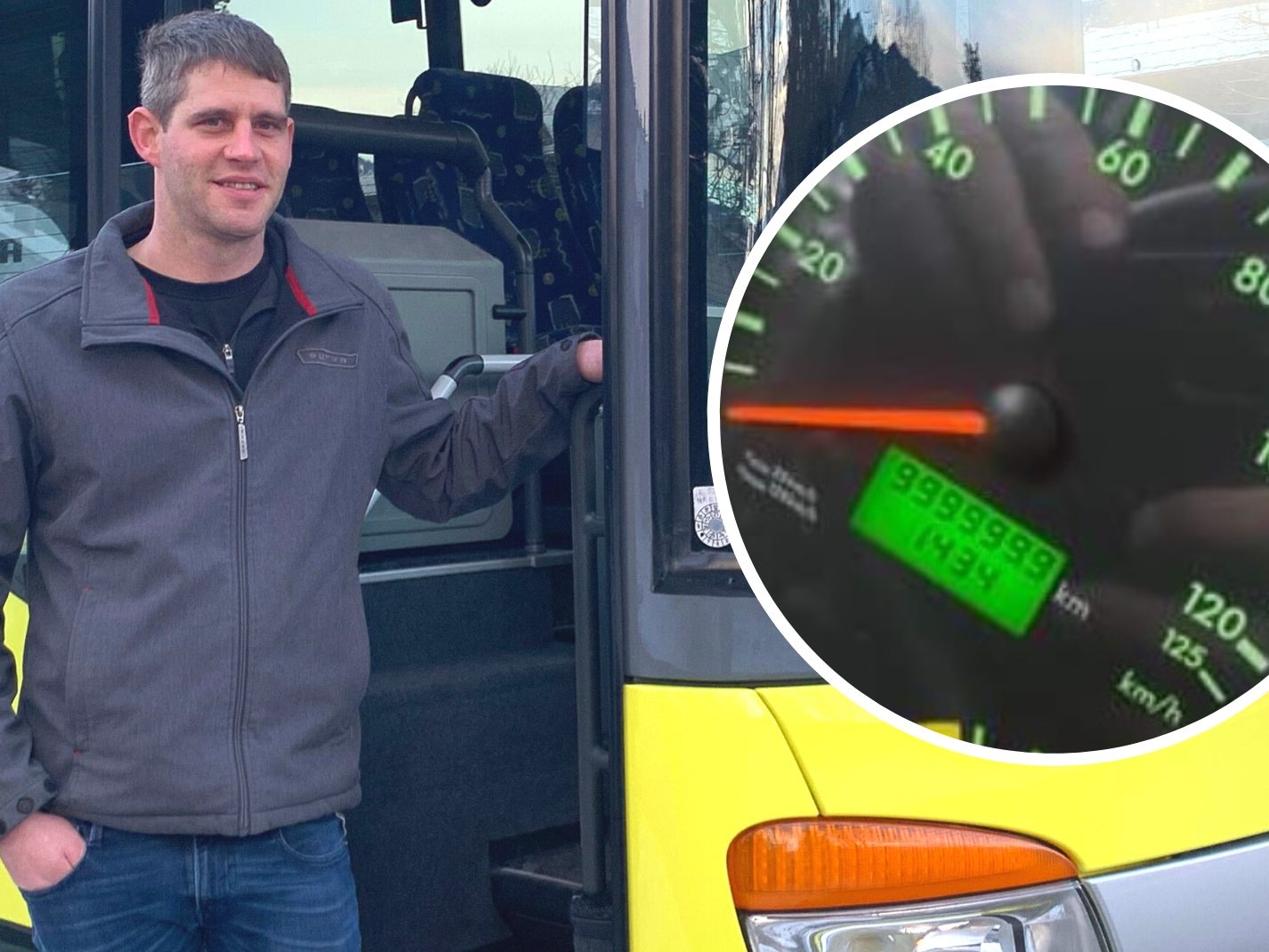 Der Bus von Mario Hagspiel hat über eine Million Kilometer auf dem Buckel.