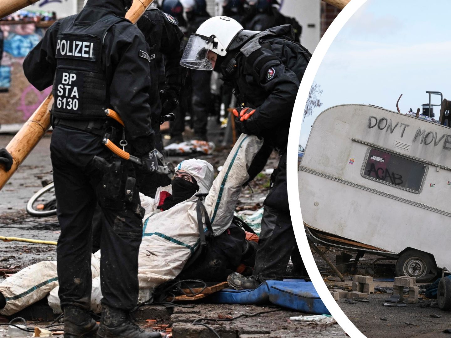 Die Räumung von Lützerath geht weiter - Tag drei.