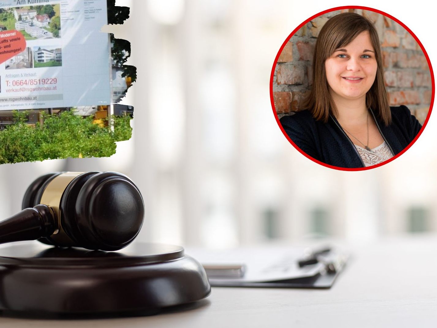 Regina Nesensohn vom Kreditschutzverband informiert über den aktuellen Stand im Insolvenzverfahren der RSG Wohnbau.