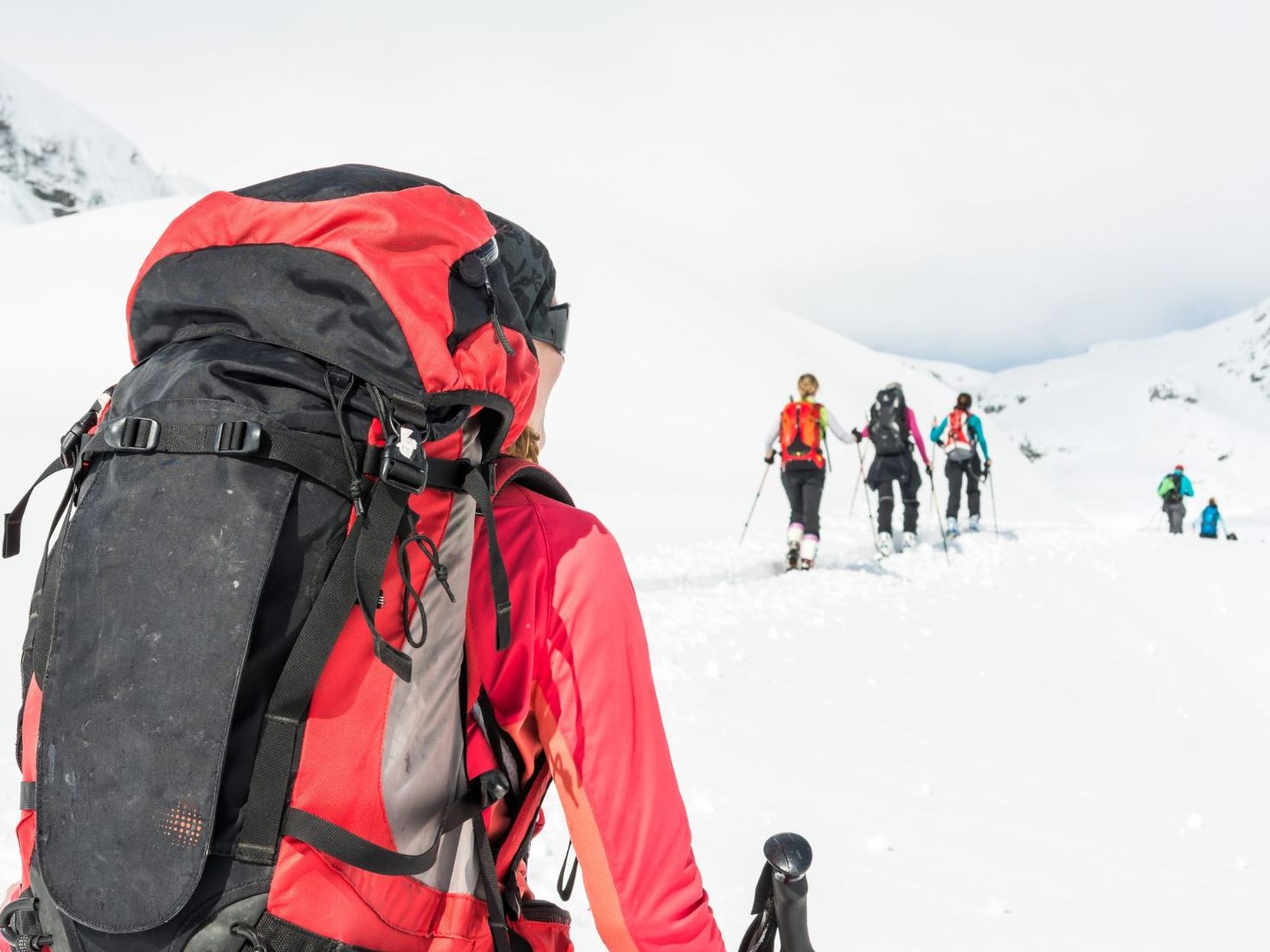 Gruppe aus Süddeutschland hatte sich bei Schneefall und Wind in steilem Gelände verstiegen.